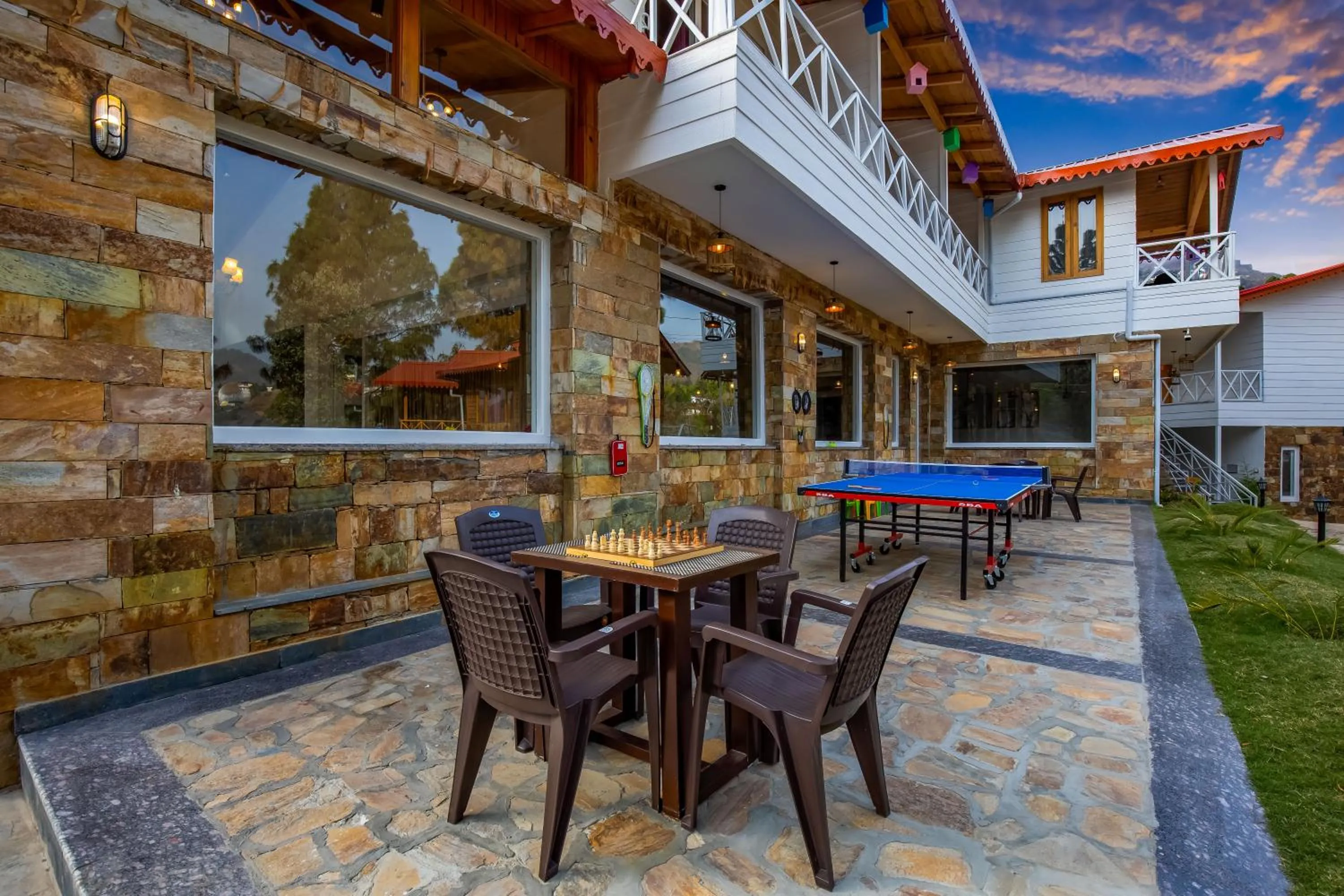 Patio in The Nature's Green Resort, Bhimtal, Nainital