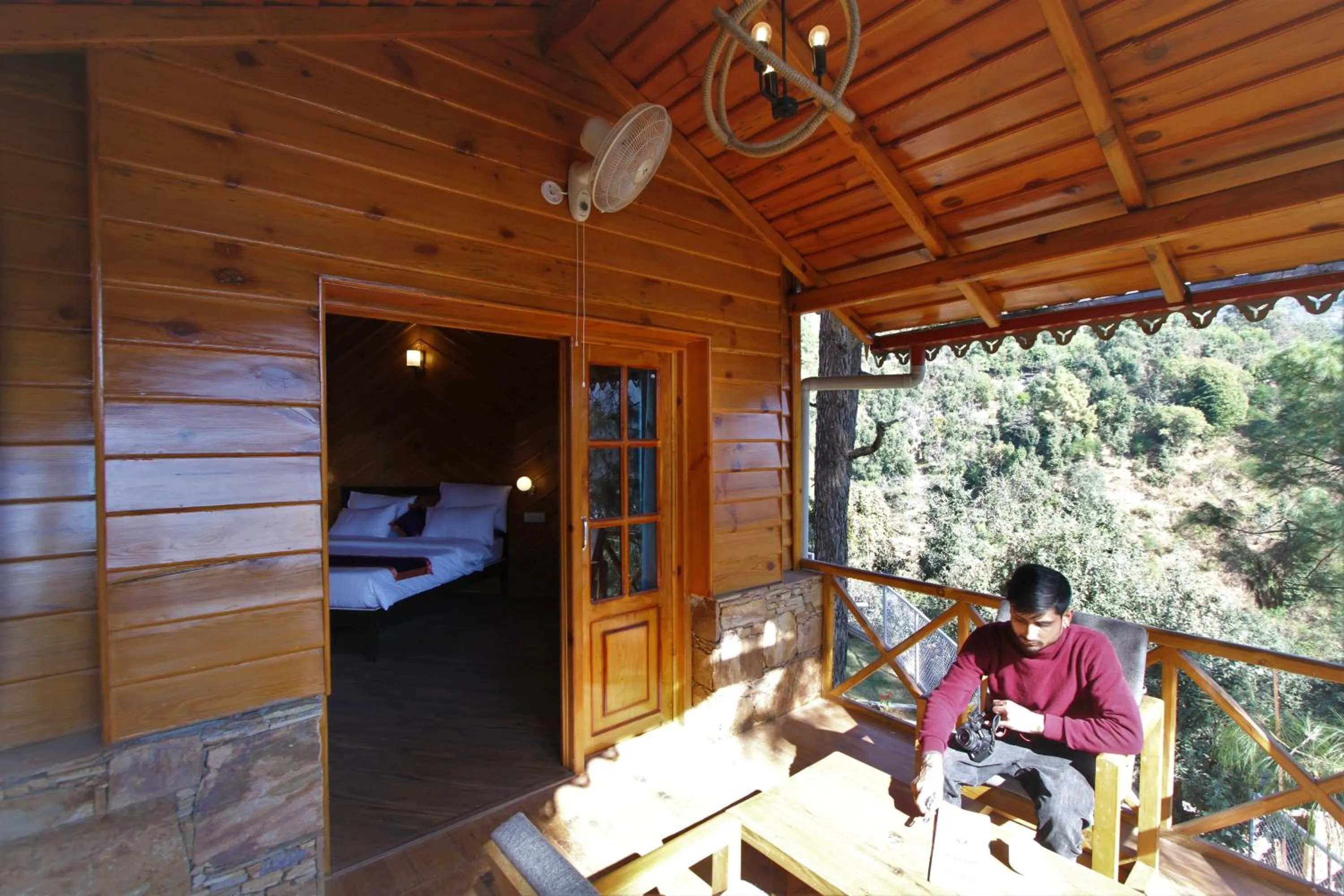 Natural landscape in The Nature's Green Resort, Bhimtal, Nainital