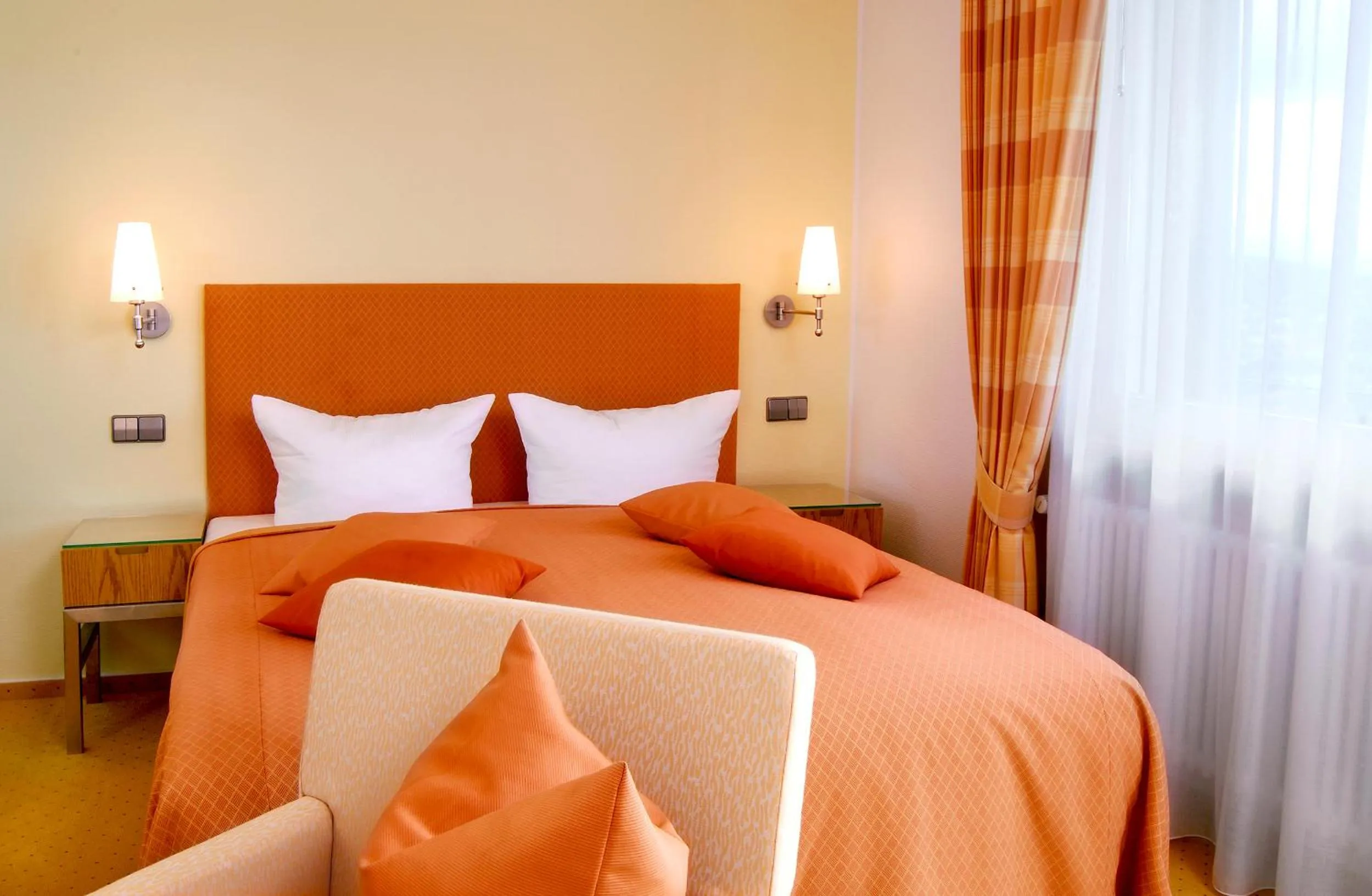 Photo of the whole room, Bed in Restaurant-Hotel Maien