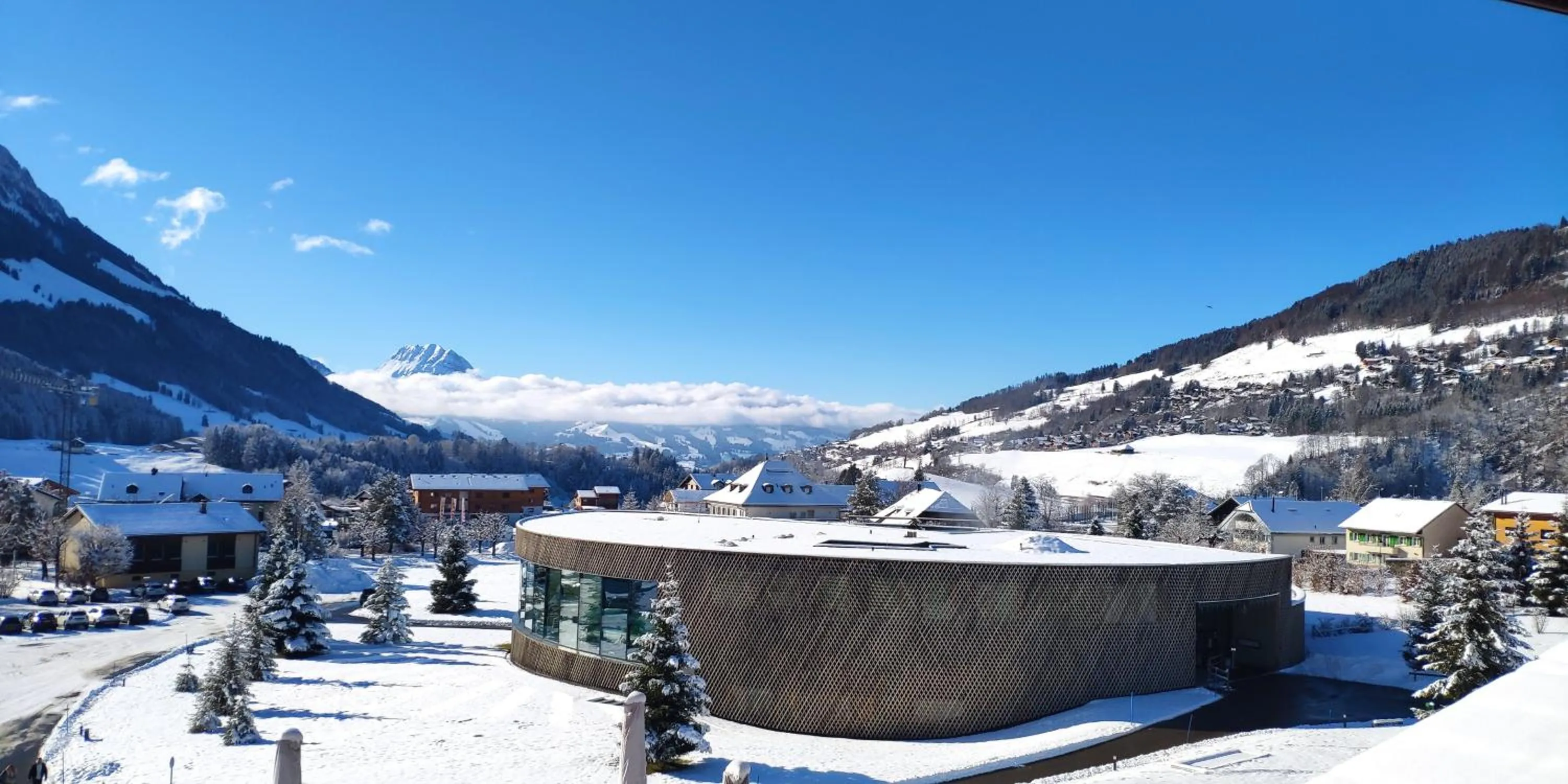View (from property/room) in Hôtel Cailler & Bains de la Gruyère