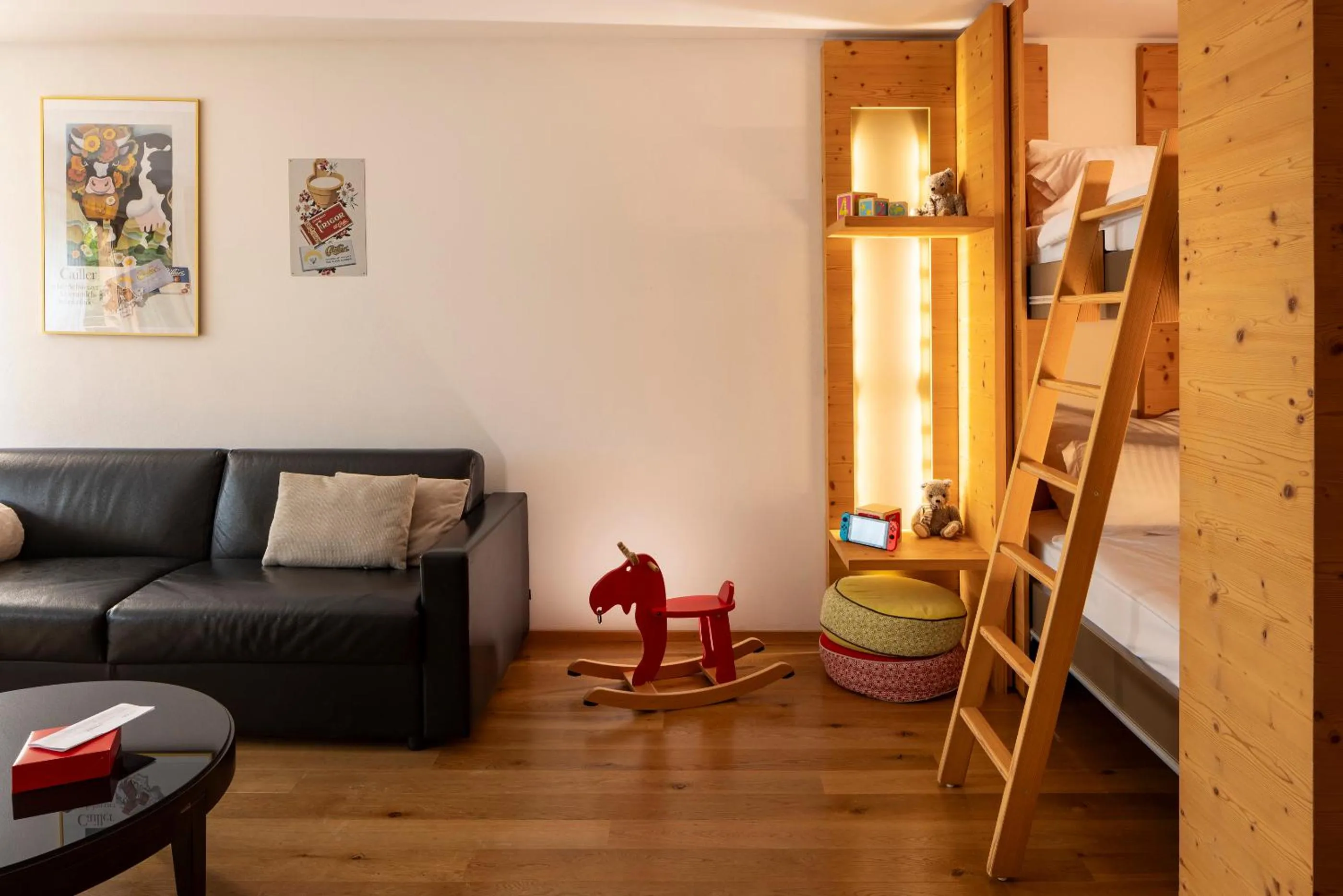Living room in Hôtel Cailler & Bains de la Gruyère