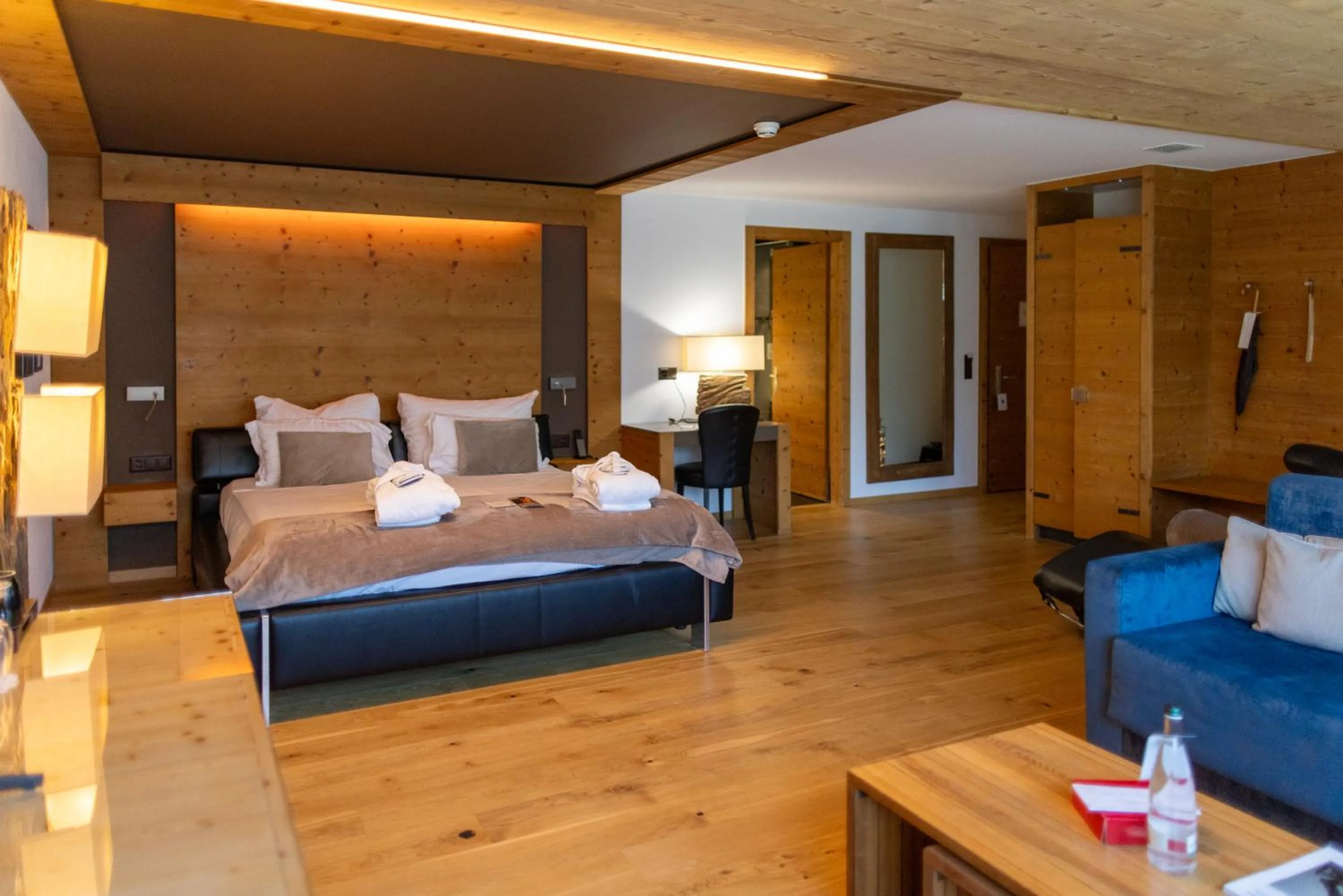 Bed in Hôtel Cailler & Bains de la Gruyère