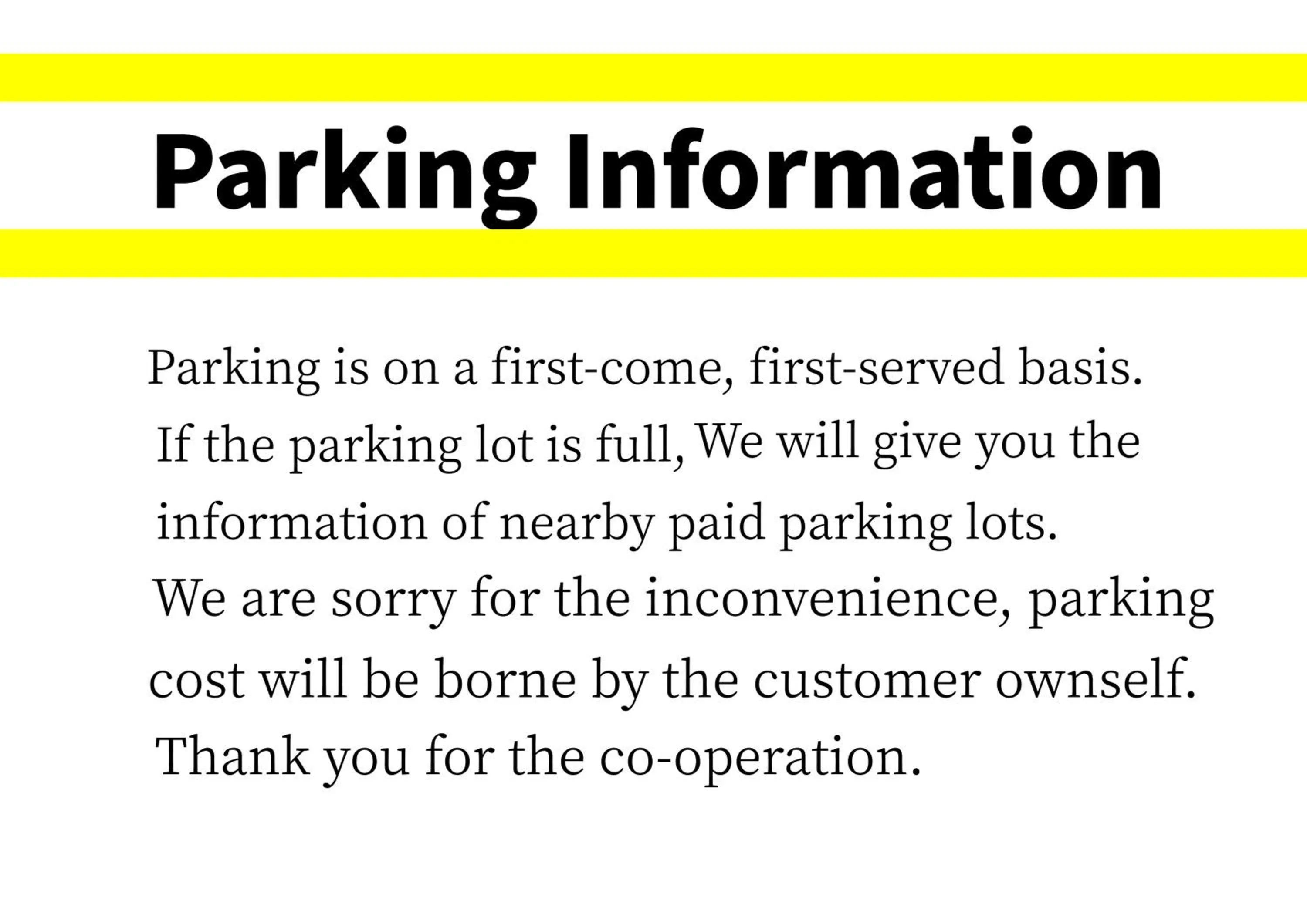 Parking in Ace Inn Kariya