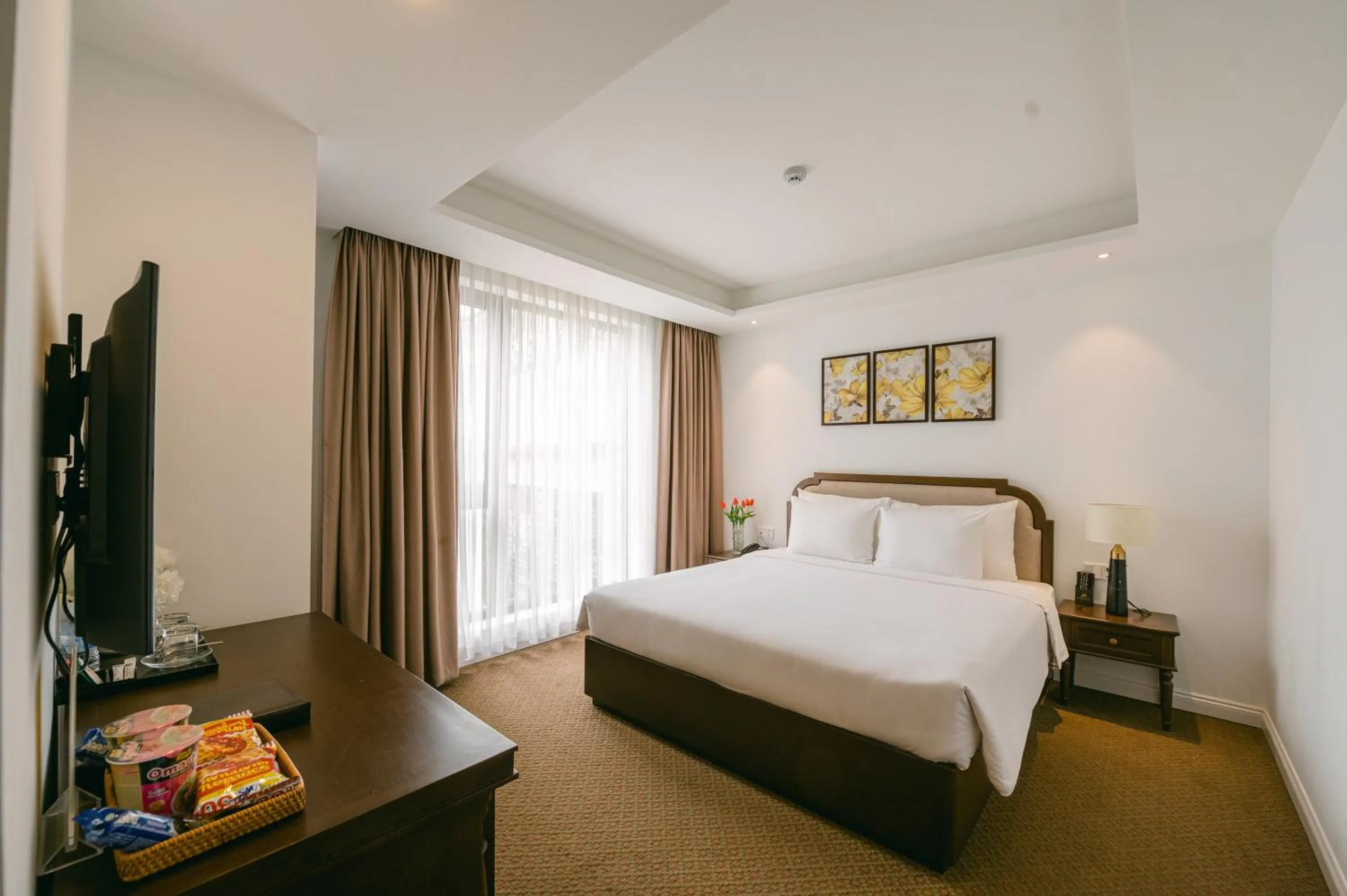 Bed in Marigold Hotel Hanoi