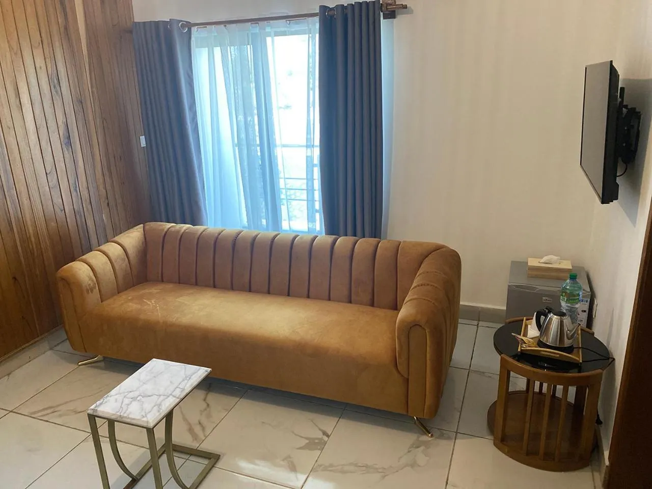 Living room in Hotel Residence La Corniche