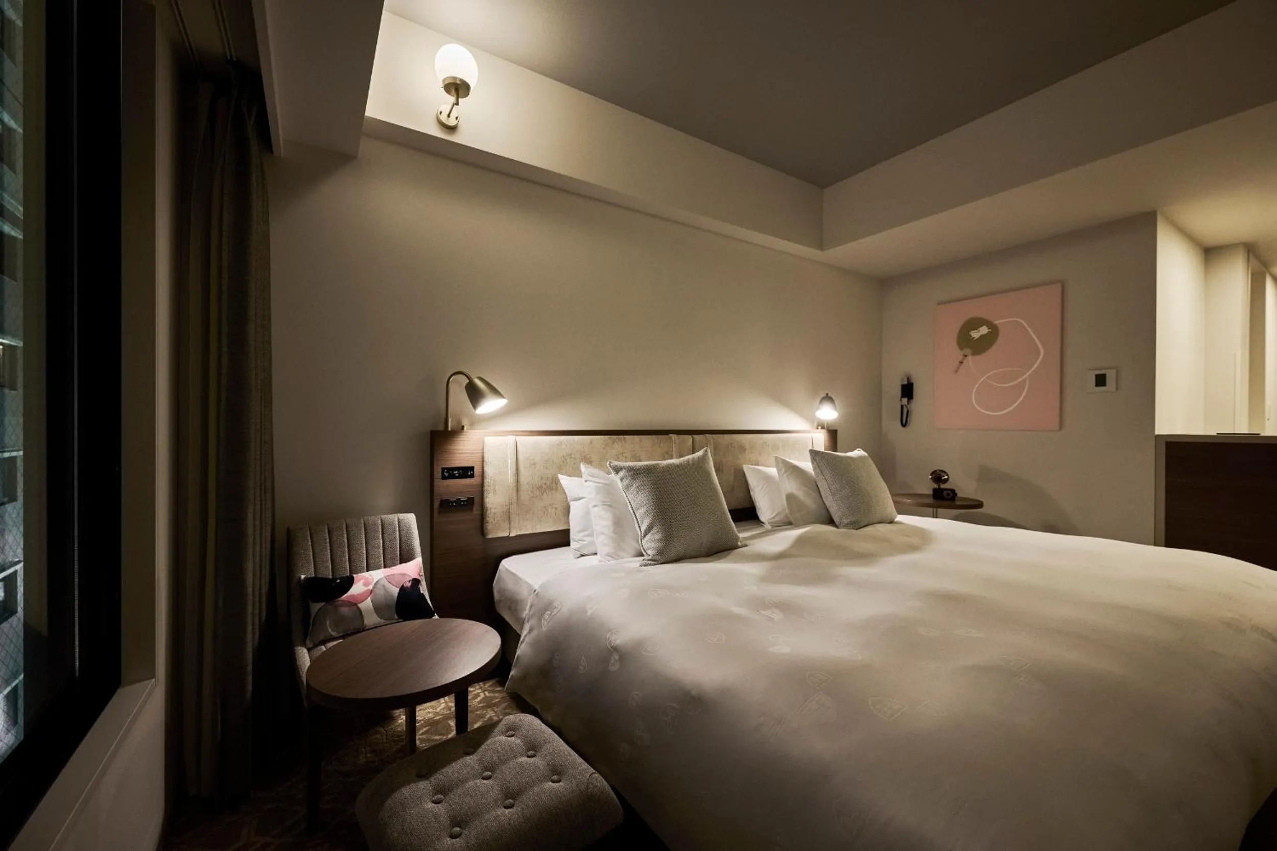 Photo of the whole room, Bed in The Royal Park Canvas - Kyoto Nijo