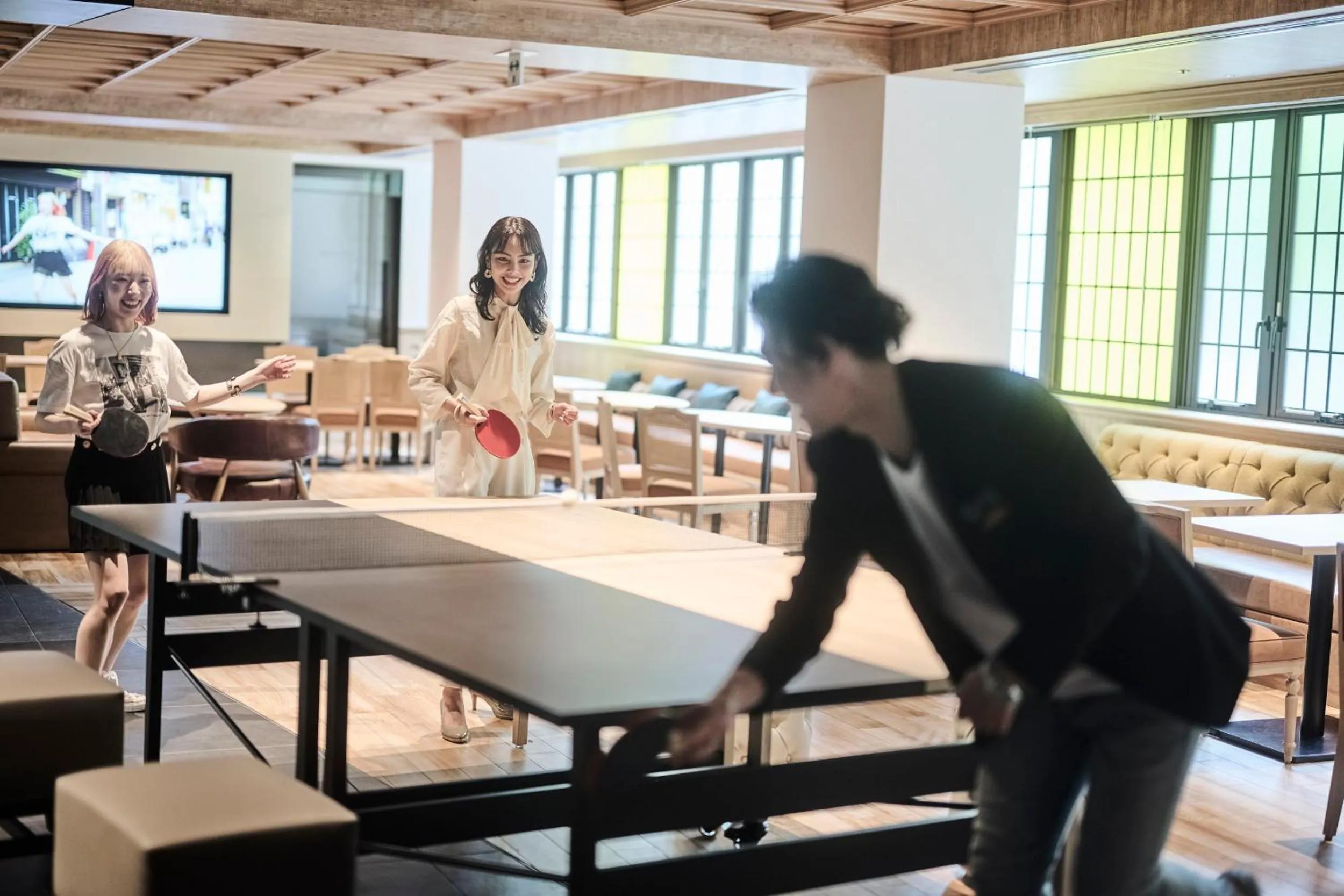 Communal lounge/ TV room in The Royal Park Canvas - Kyoto Nijo