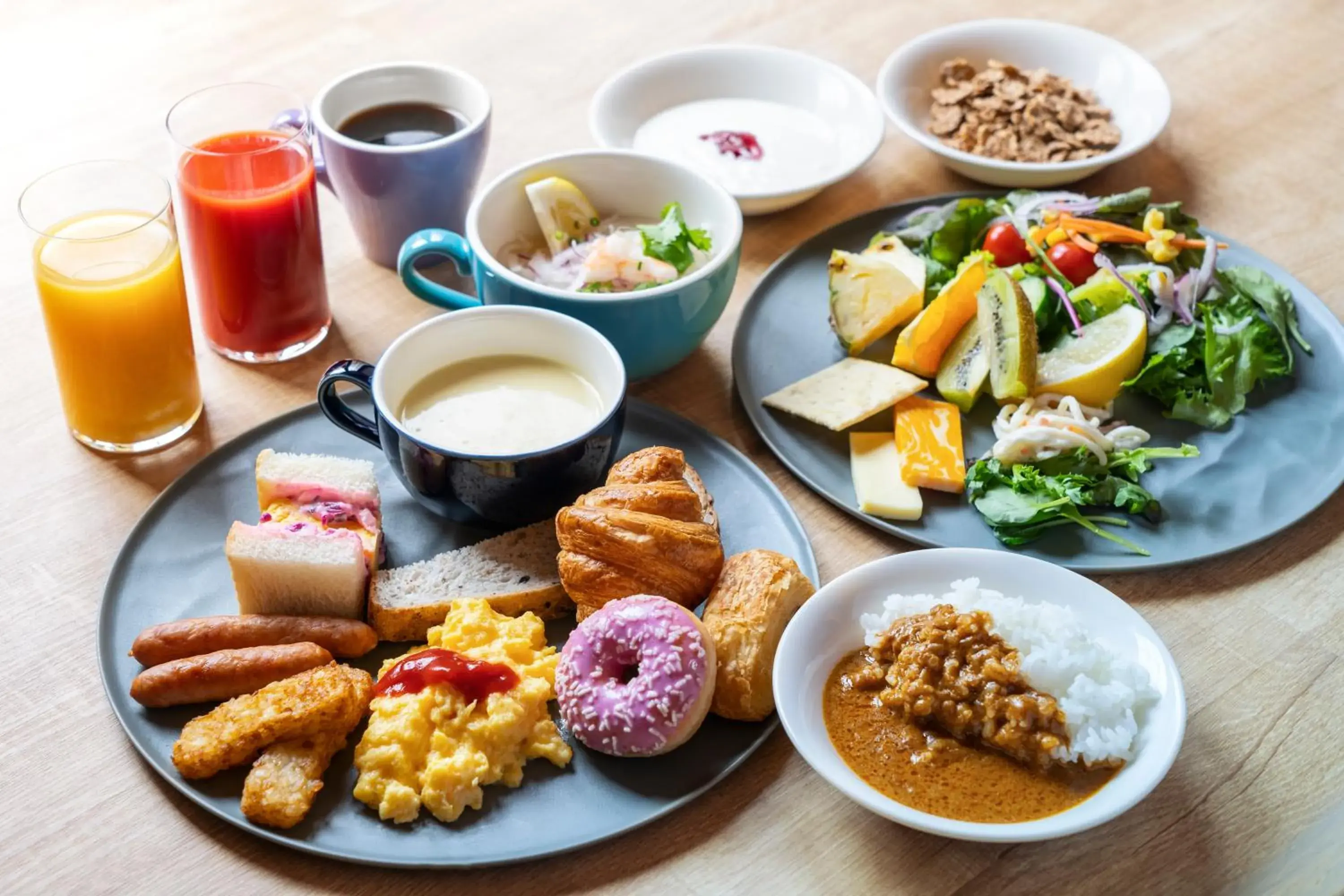 Buffet breakfast in The Royal Park Canvas - Kyoto Nijo Buffet breakfast in The Royal Park Canvas - Kyoto Nijo