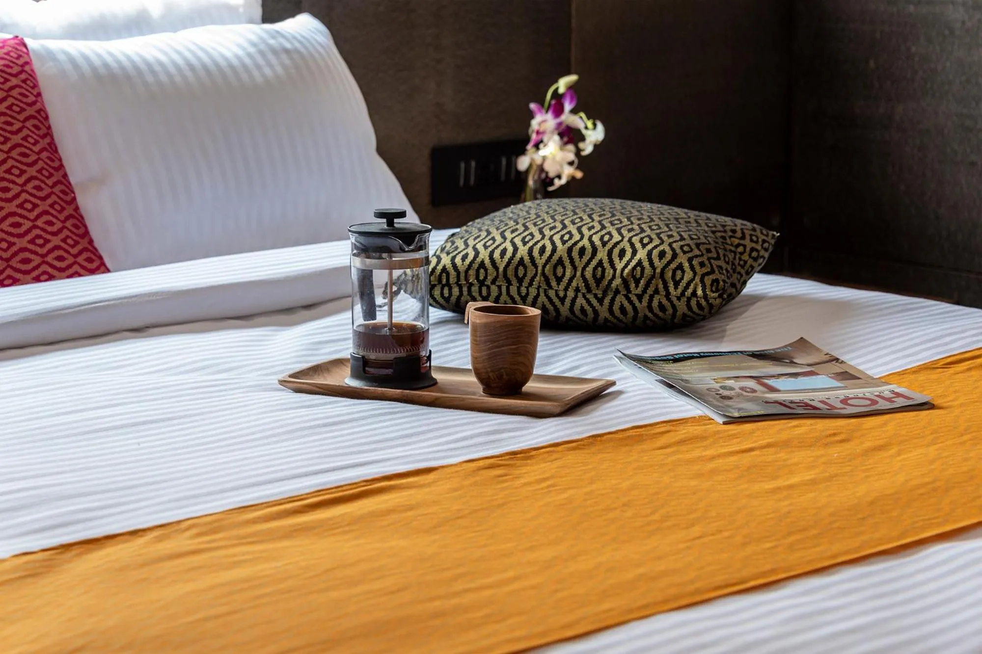 Bed in The Cult Stay