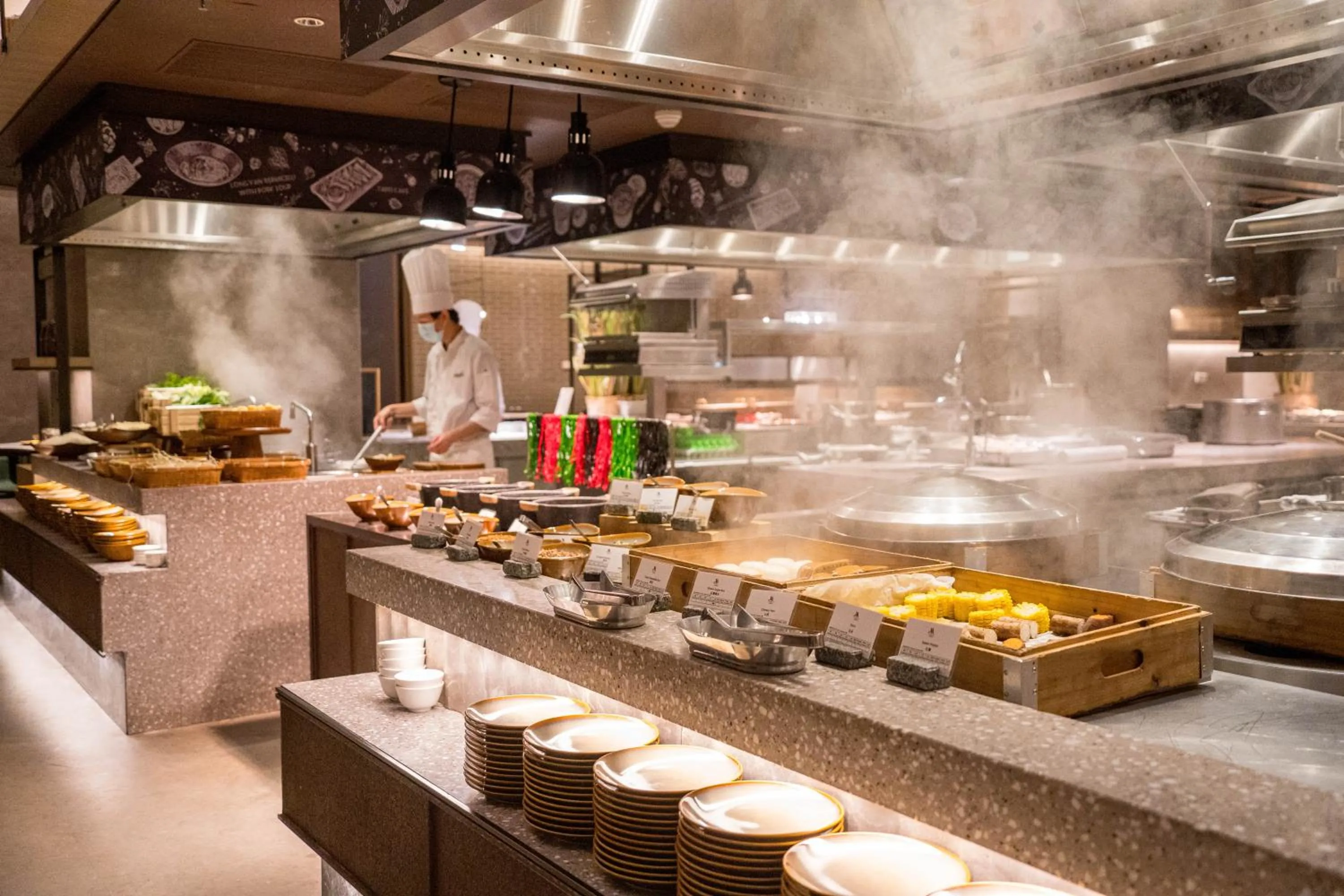 Breakfast in Fuzhou Marriott Hotel Riverside