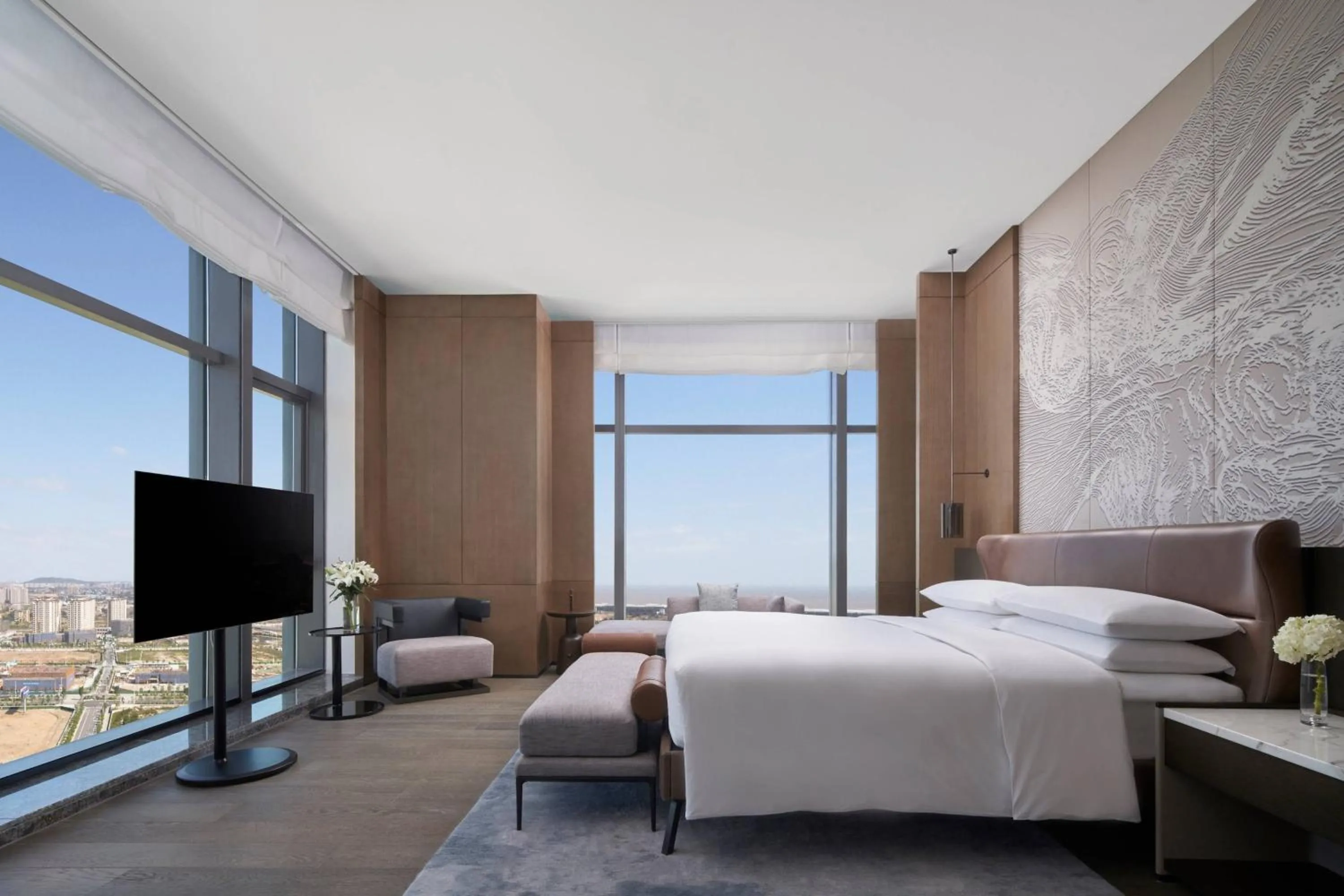 Bedroom, Bed in Fuzhou Marriott Hotel Riverside