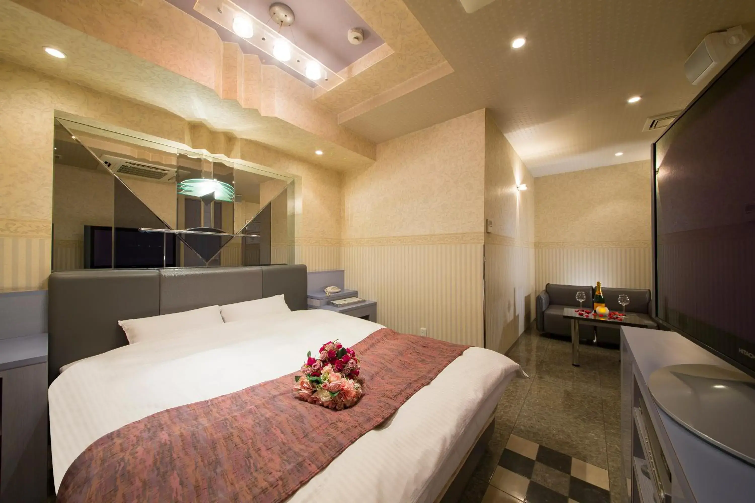 Bed in HOTEL THE i Adult only Bed in HOTEL THE i Adult only