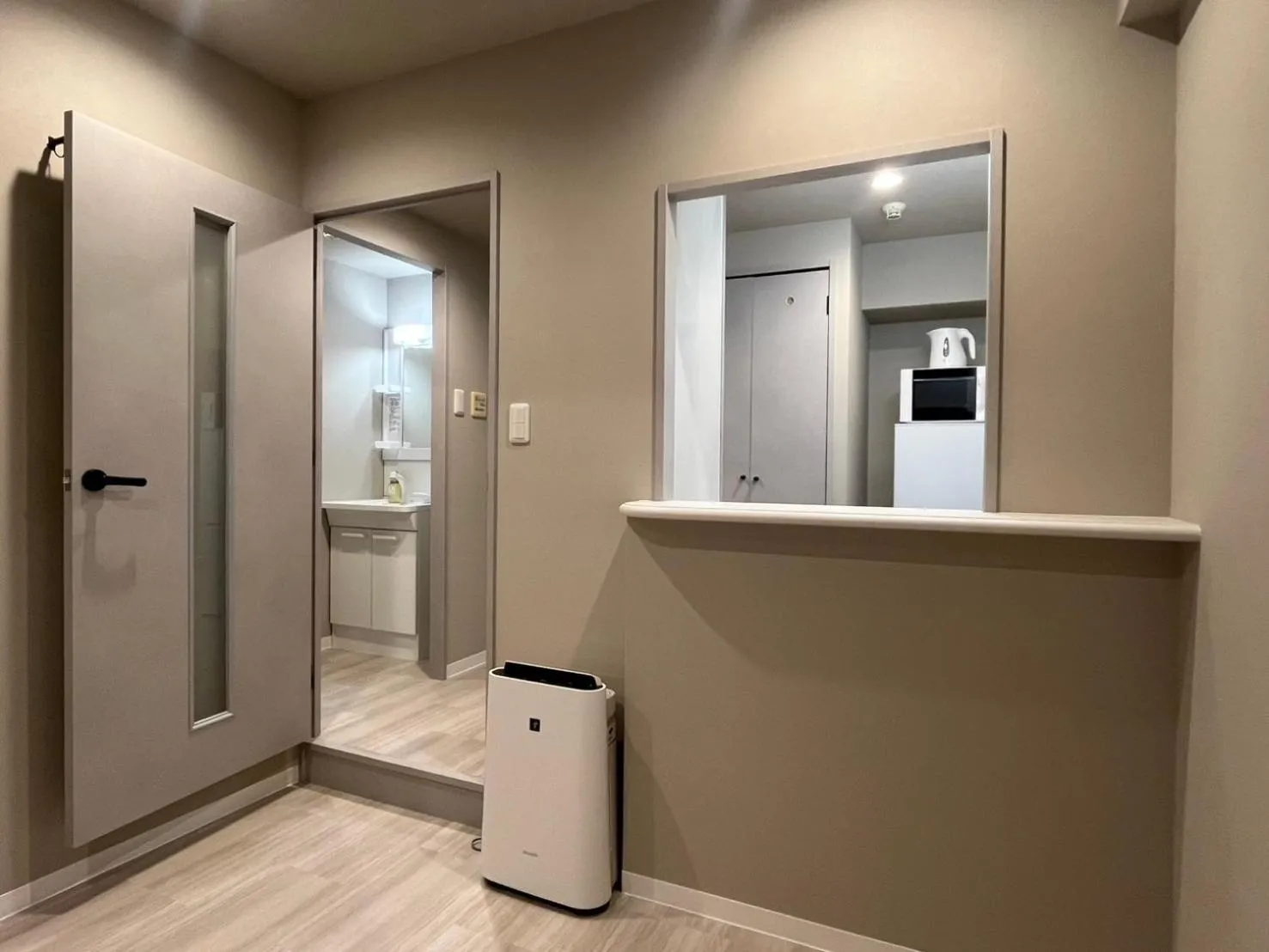 Kitchen or kitchenette in Ostay Kitahama Hotel Apartment