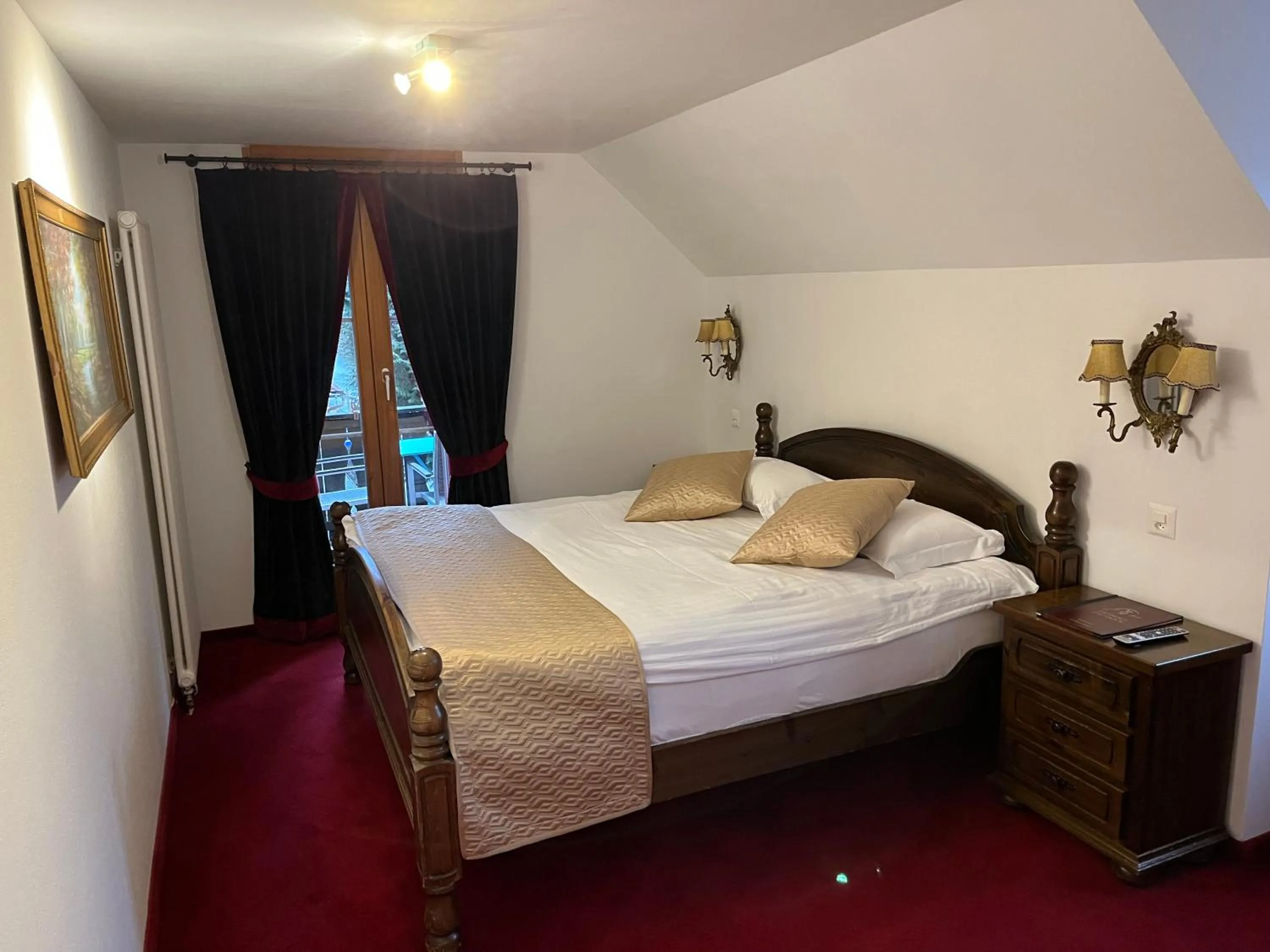 Bed in Historic Hotel Steinbock