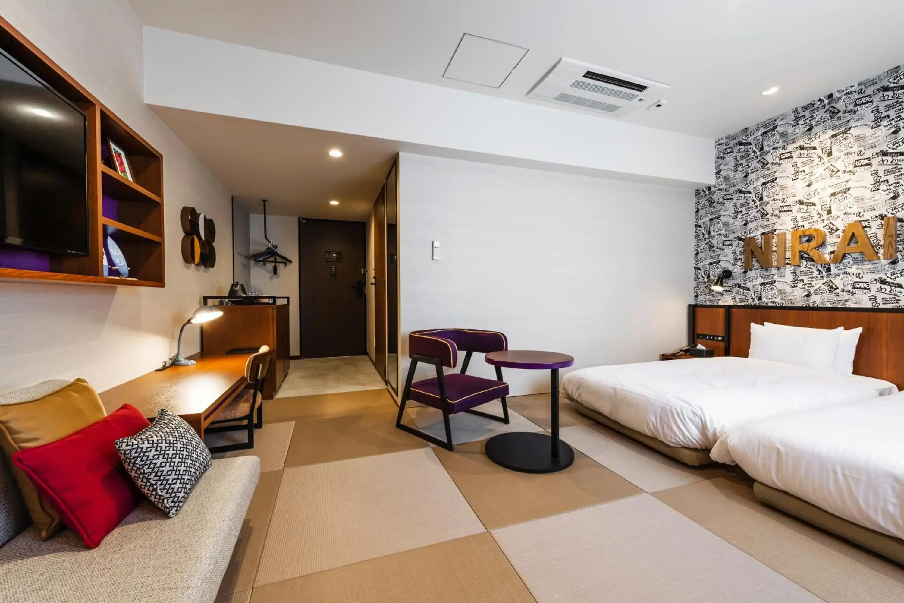 Twin Room - Disability Access in PROSTYLE RYOKAN Naha Kenchou Mae Twin Room - Disability Access in PROSTYLE RYOKAN Naha Kenchou Mae
