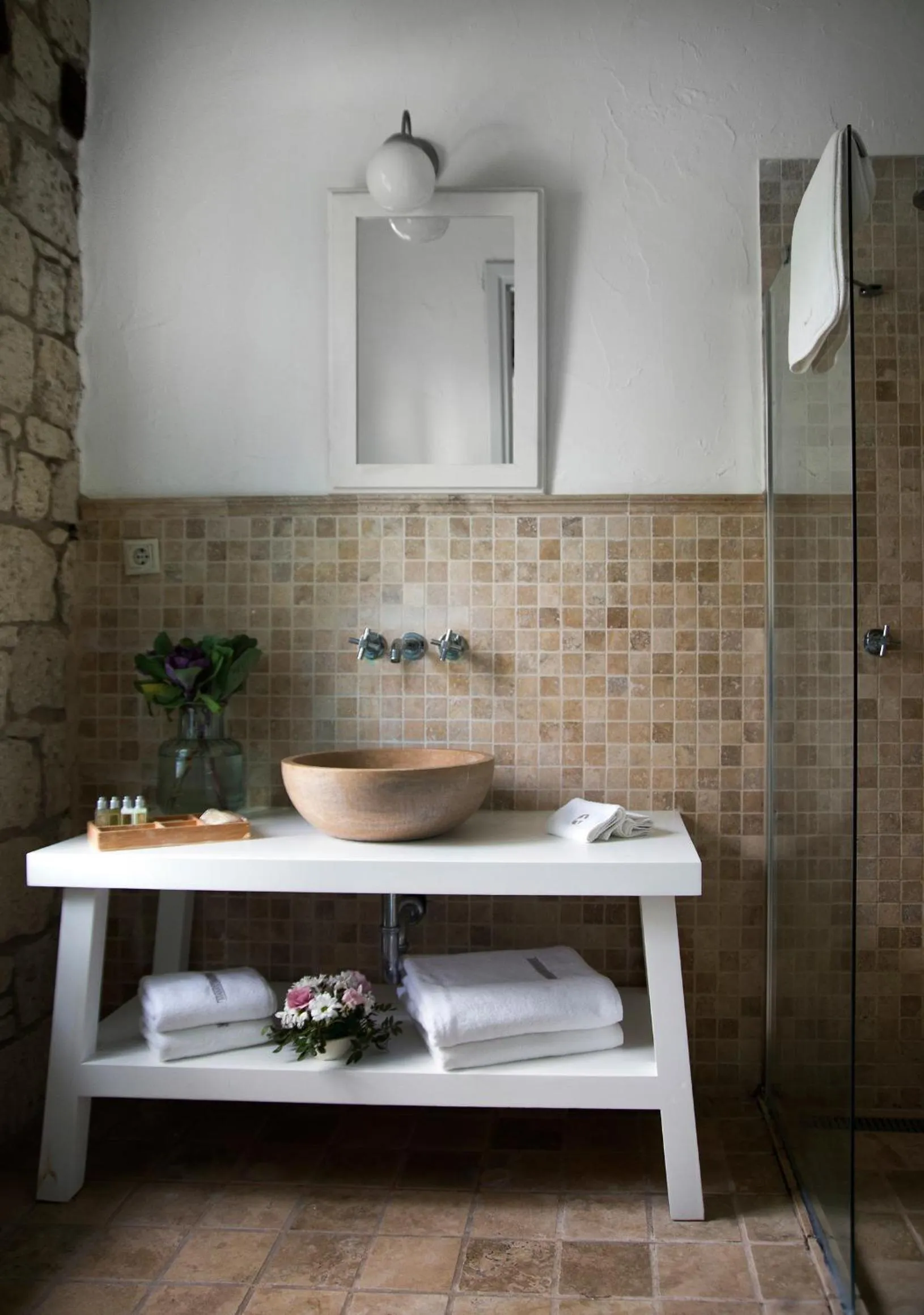 Bathroom in Manastir Alacati Hotel