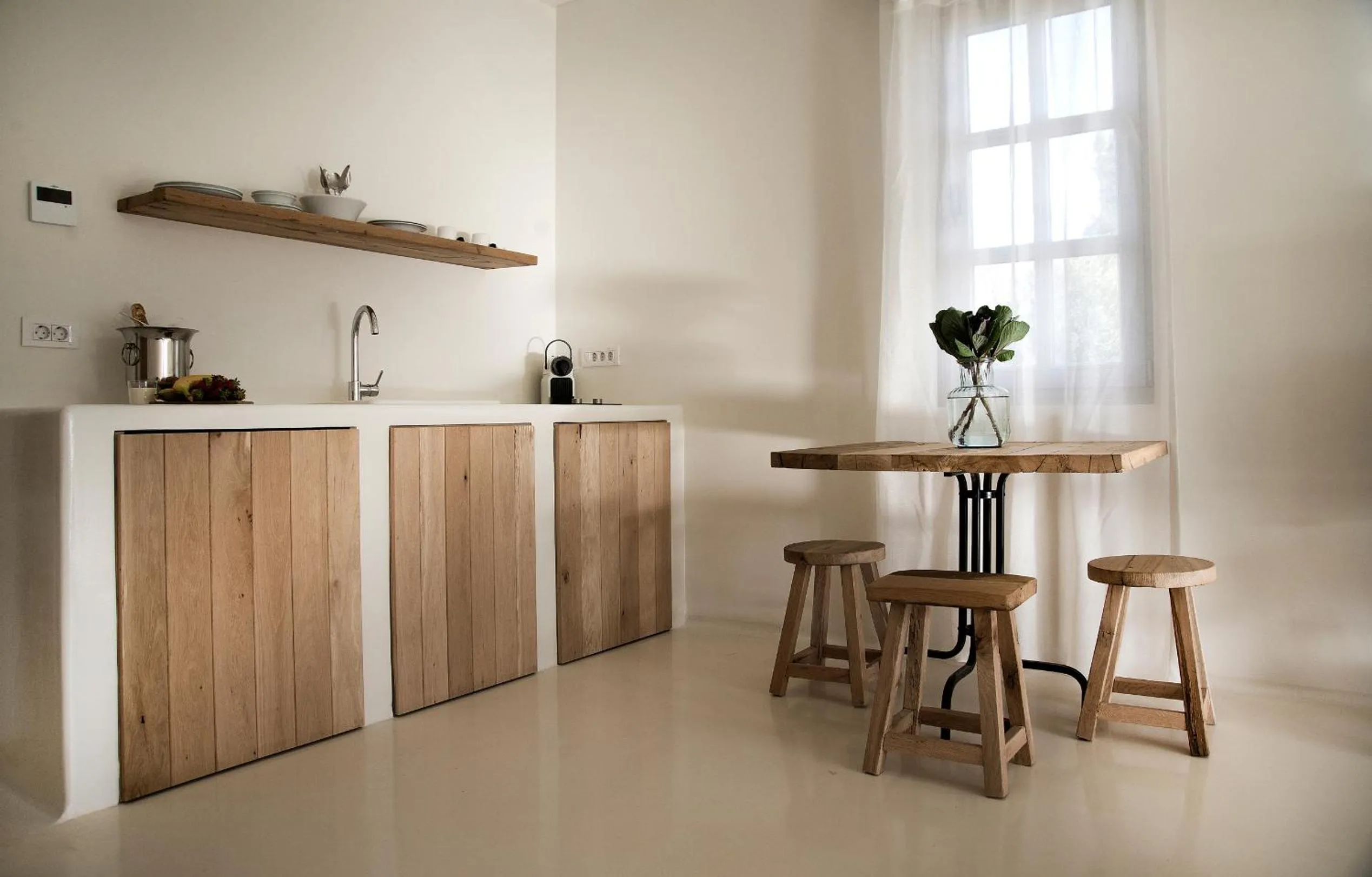 Kitchen or kitchenette in Manastir Alacati Hotel