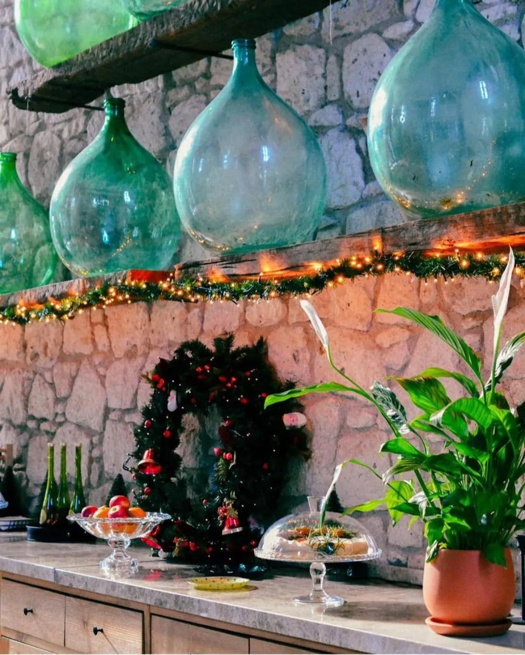 Food and drinks in Manastir Alacati Hotel