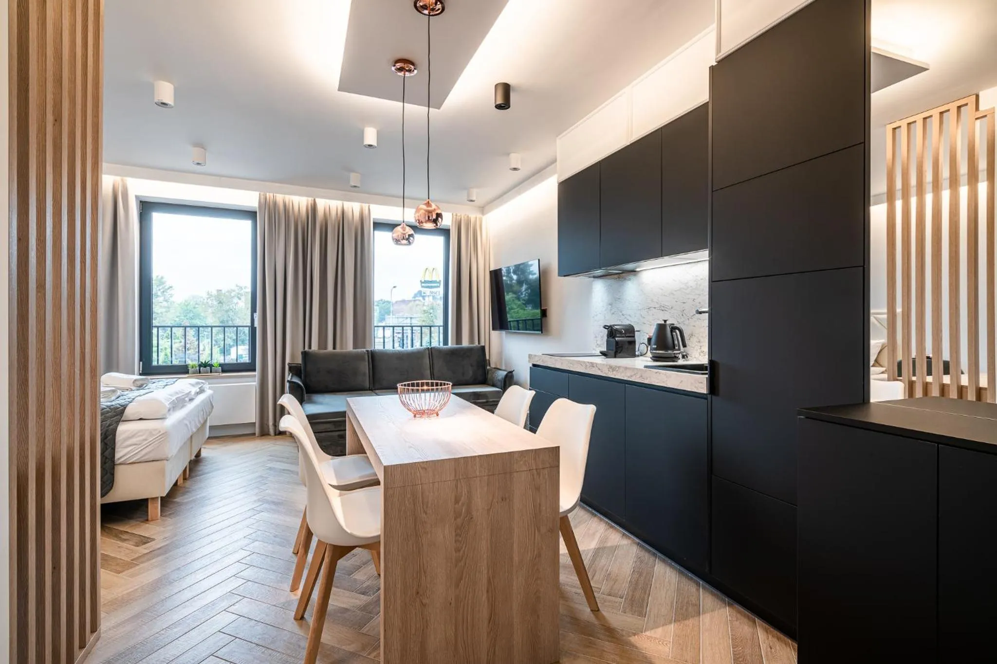Kitchen or kitchenette in RentPlanet - Apartamenty Jagiełły