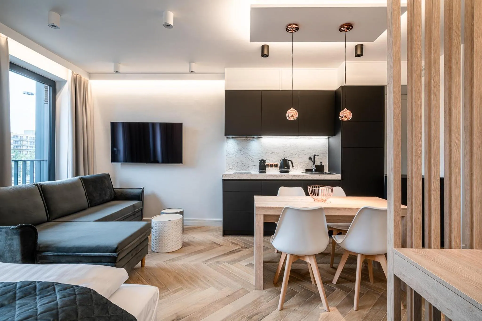Kitchen or kitchenette in RentPlanet - Apartamenty Jagiełły