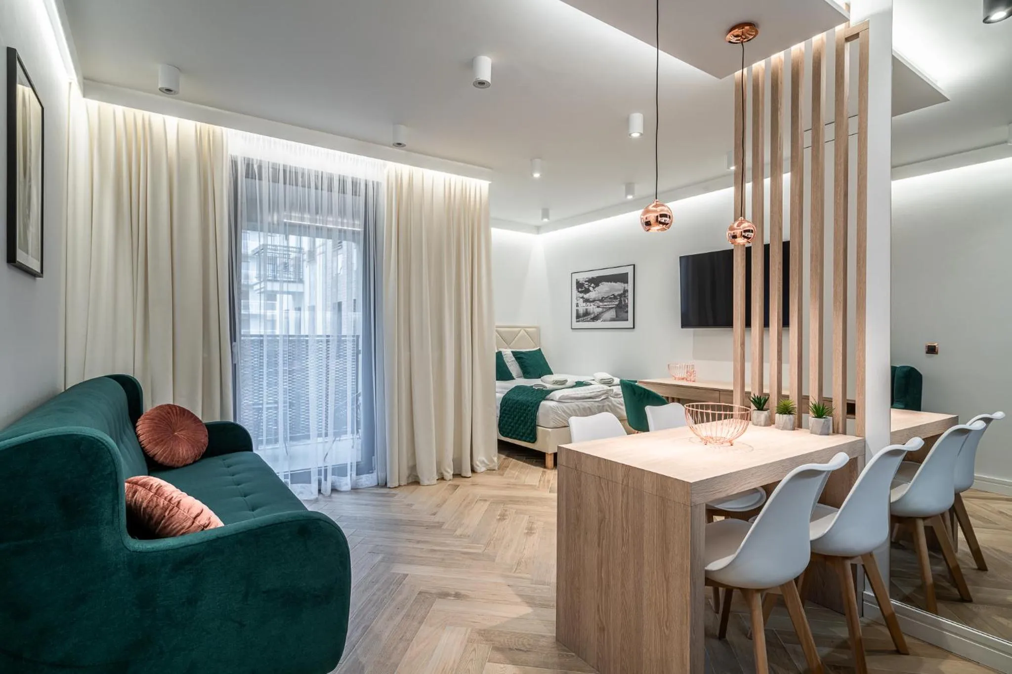 Bed in RentPlanet - Apartamenty Jagiełły