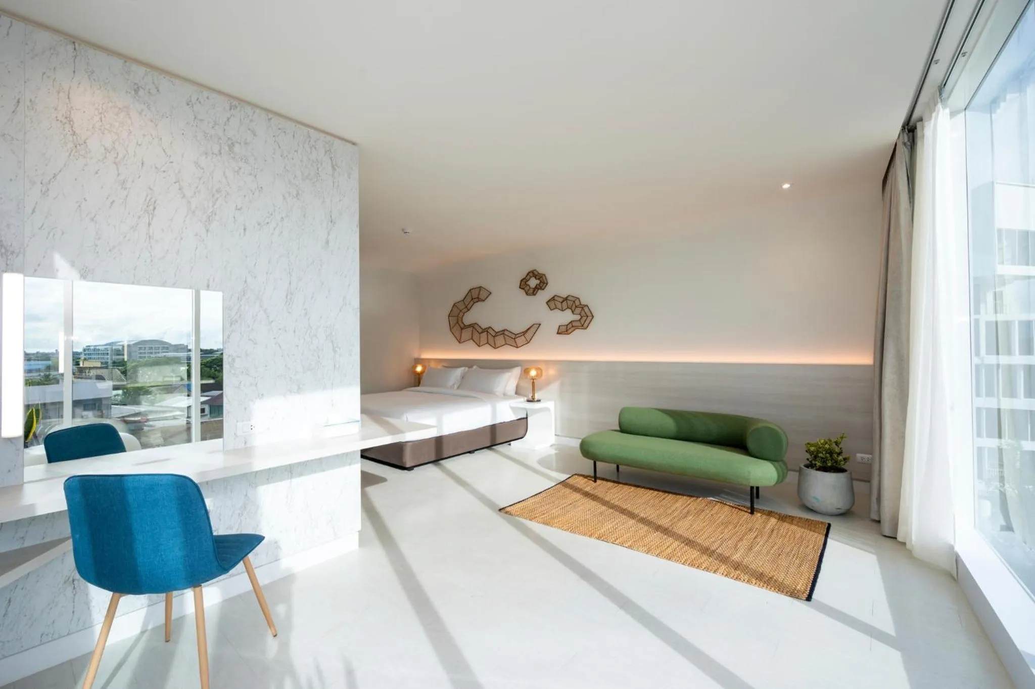 Seating area, Bed in VELA Dhi Udon Thani