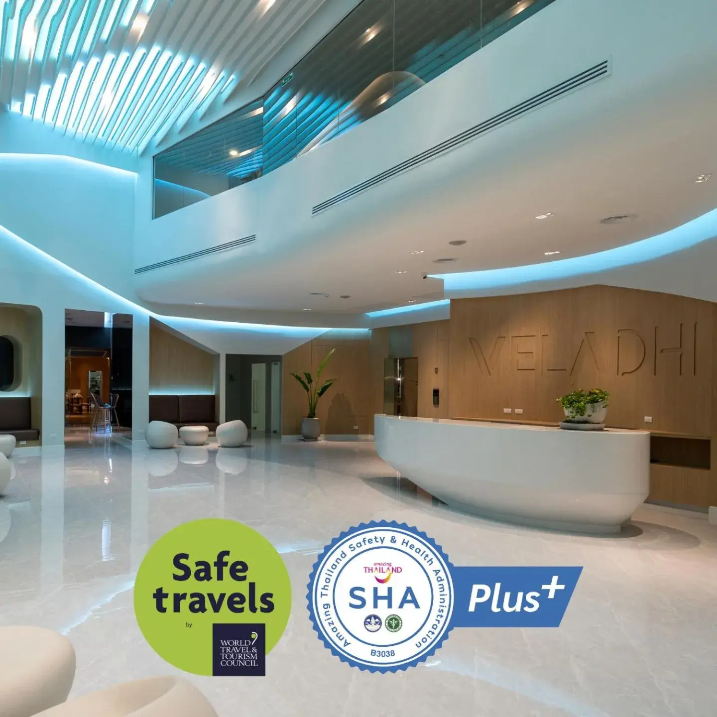 Lobby or reception in VELA Dhi Udon Thani Lobby or reception in VELA Dhi Udon Thani