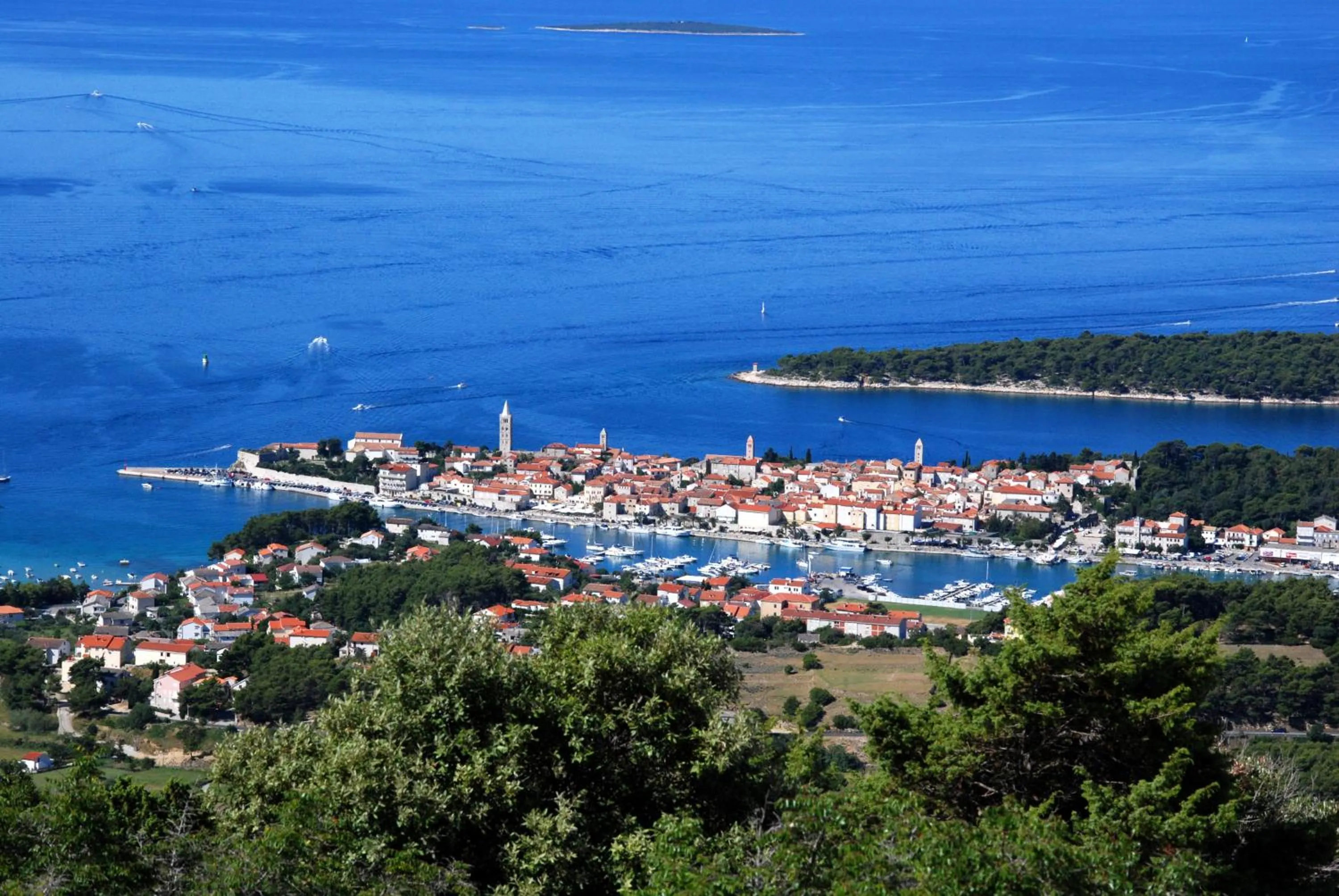 Bird's eye view in Apartments Villa Olga