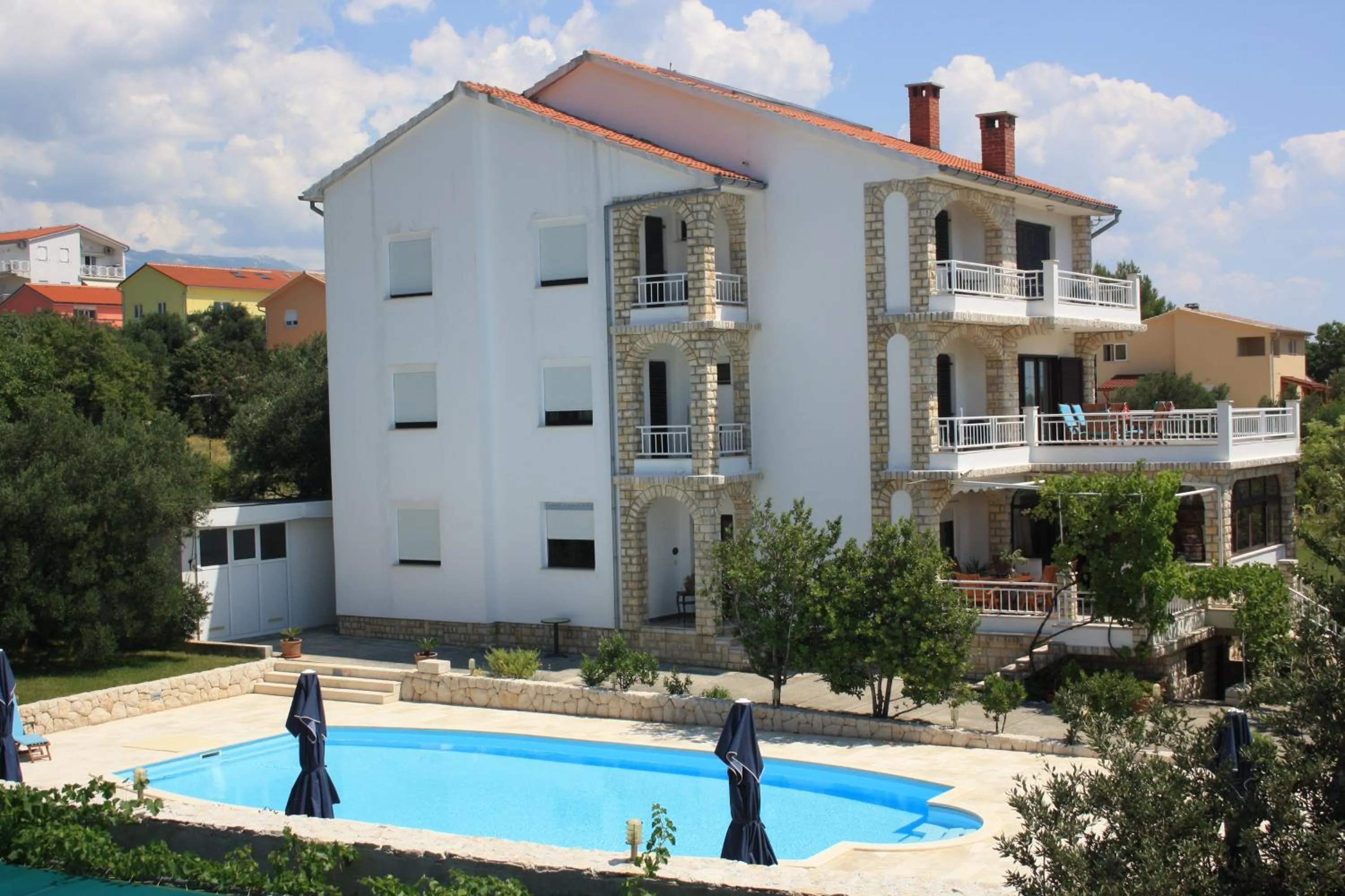 Property building in Apartments Villa Olga