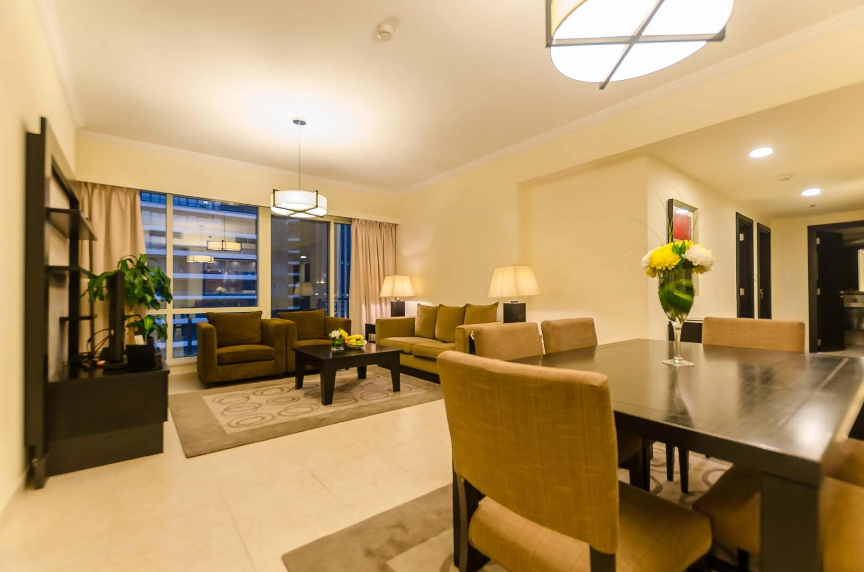 Dining area in Nuran Marina