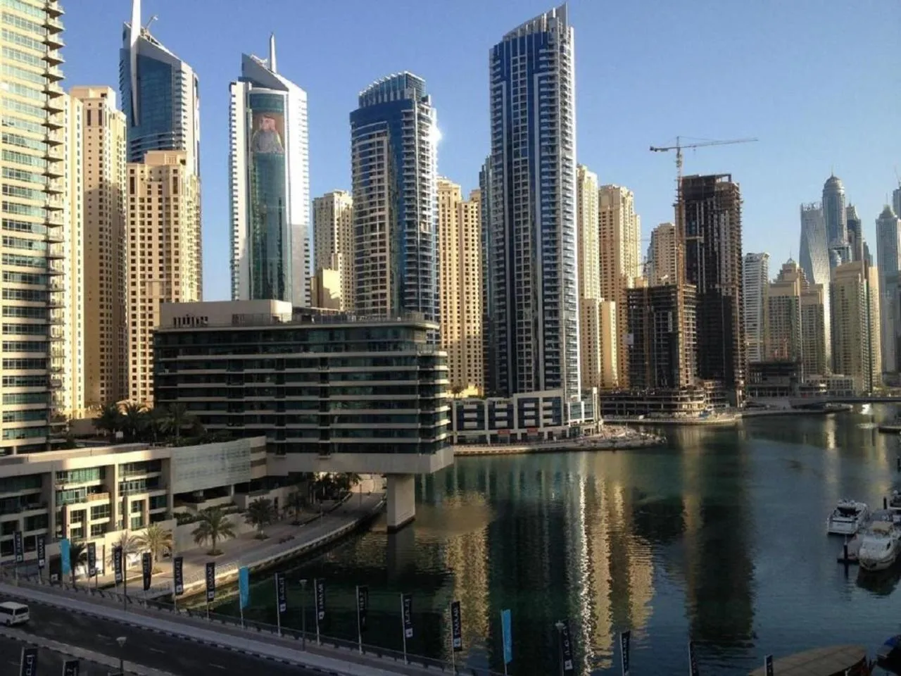 Lake view in Nuran Marina