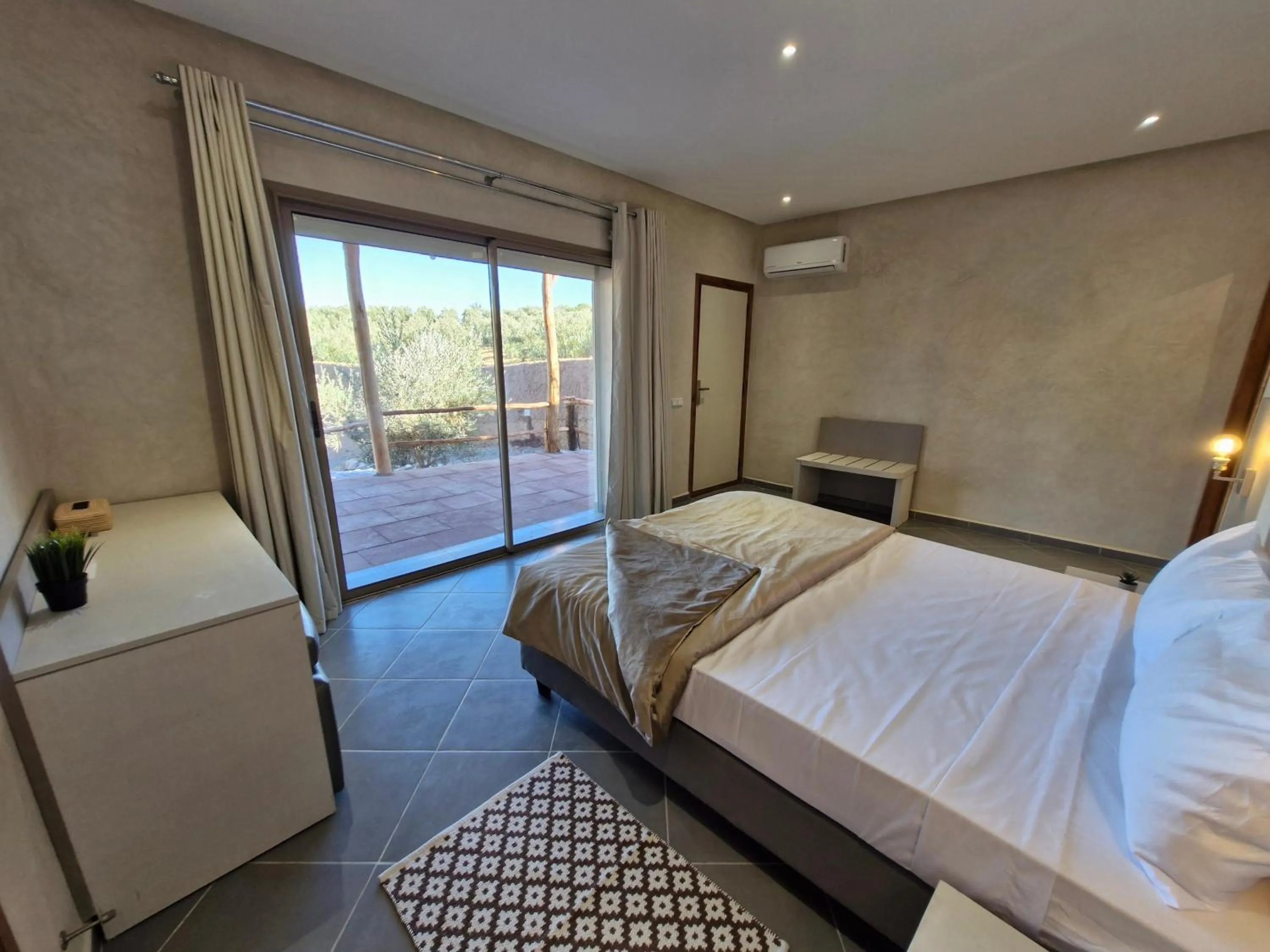 Bed in Le Parc des Oliviers Ecolodge