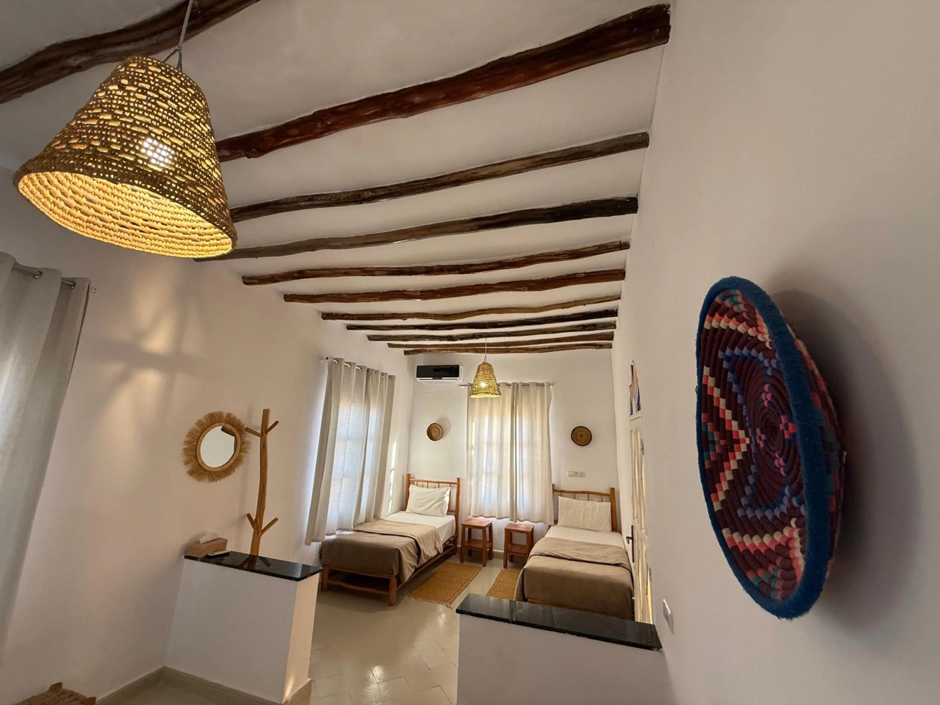 Bed in Le Parc des Oliviers Ecolodge