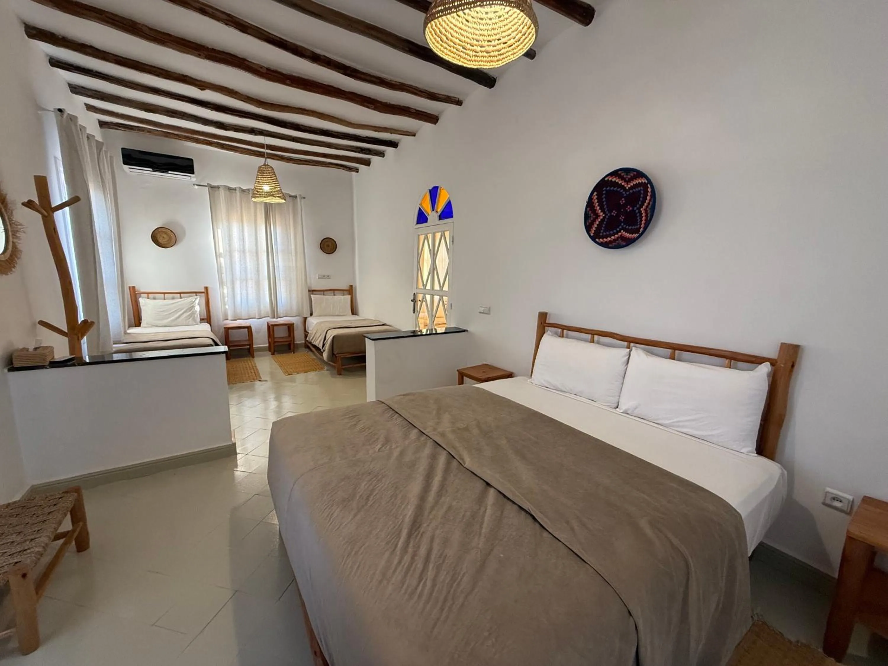 Bed in Le Parc des Oliviers Ecolodge