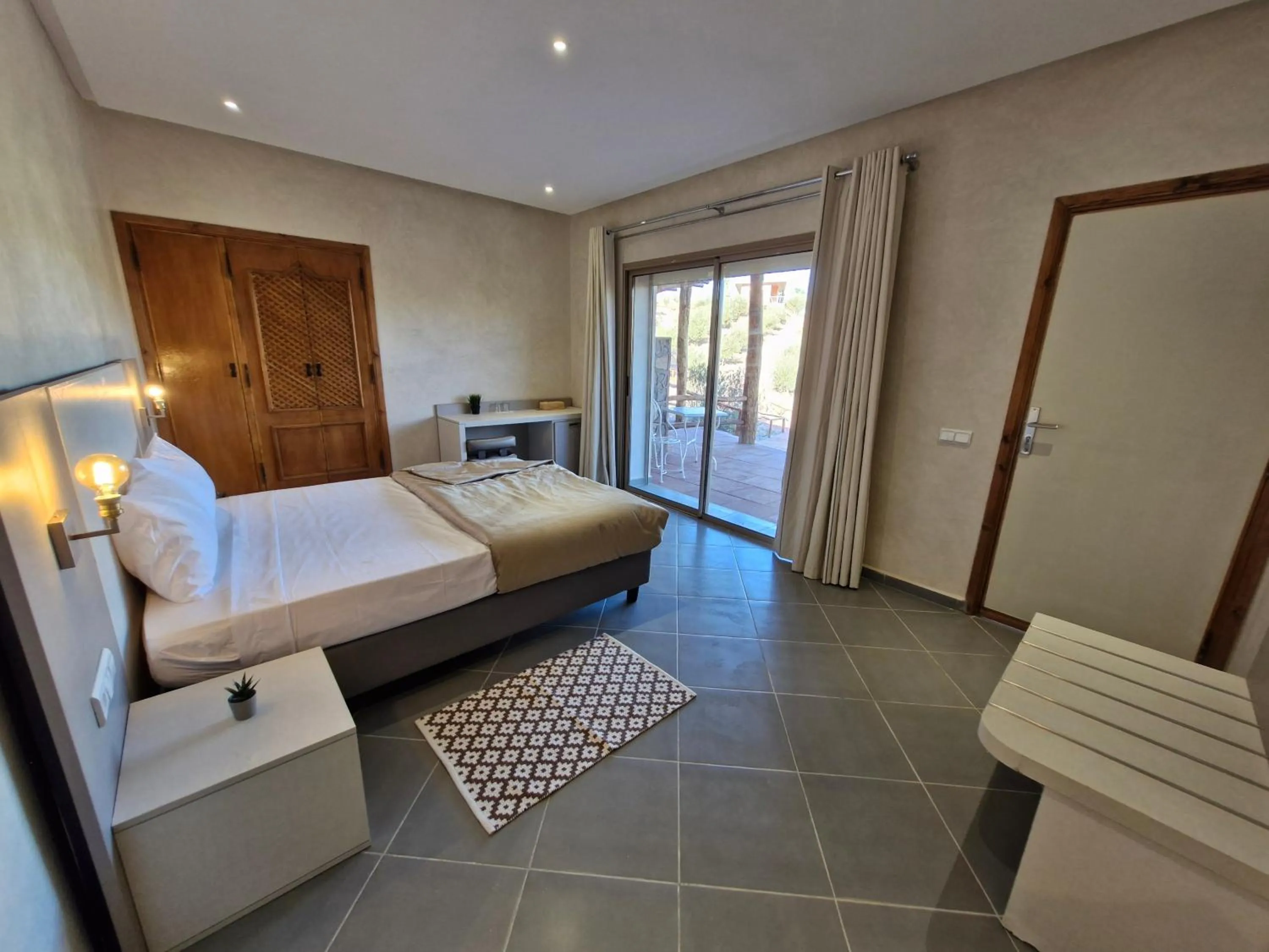 Bed in Le Parc des Oliviers Ecolodge