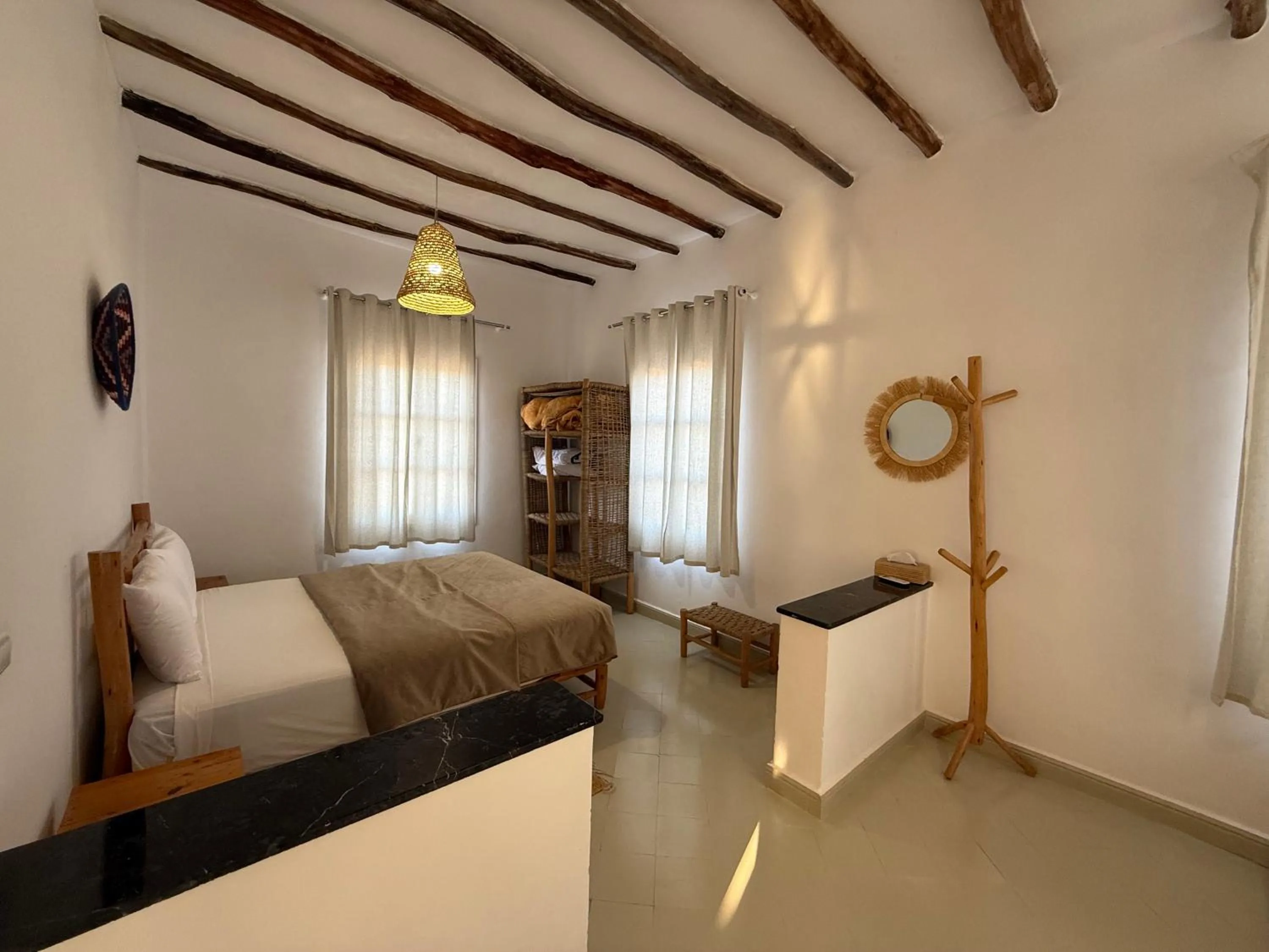 Bed in Le Parc des Oliviers Ecolodge