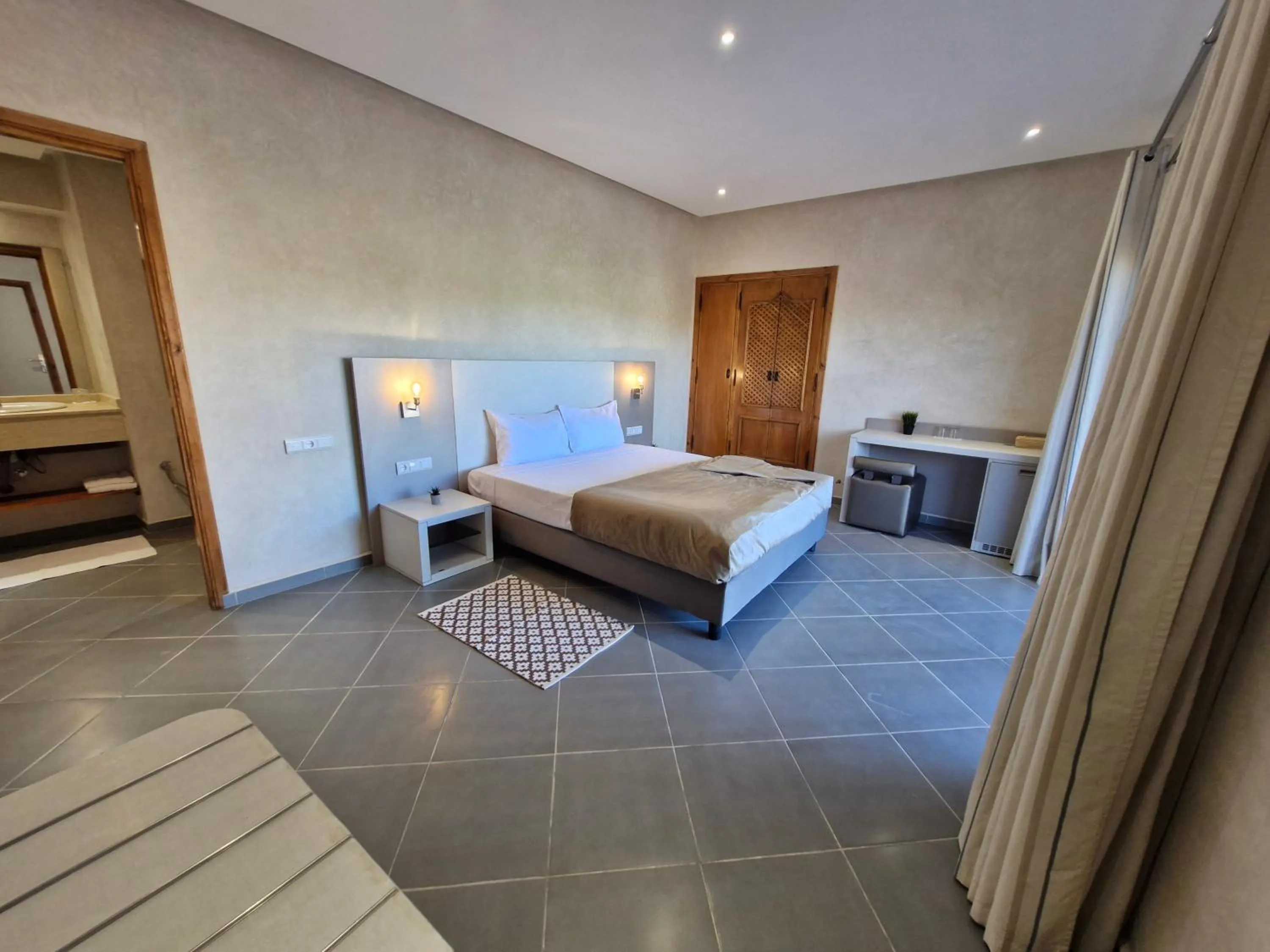 Bed in Le Parc des Oliviers Ecolodge