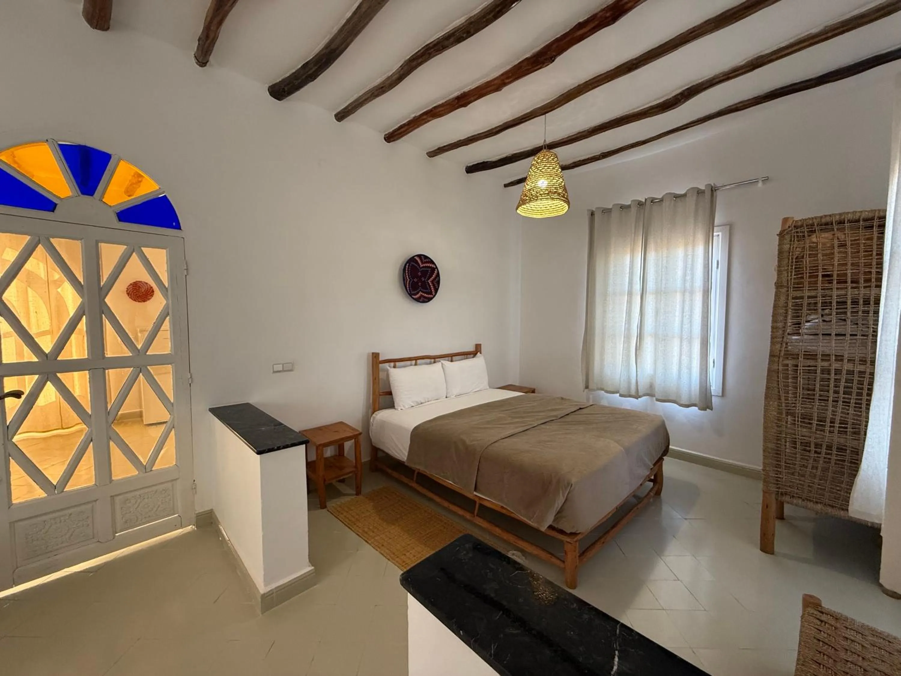 Bed in Le Parc des Oliviers Ecolodge