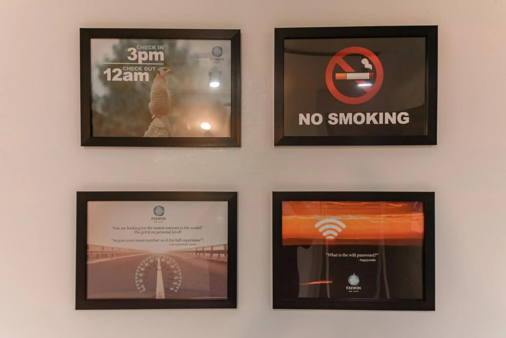 Property logo or sign in Itaewon Yellow Guesthouse