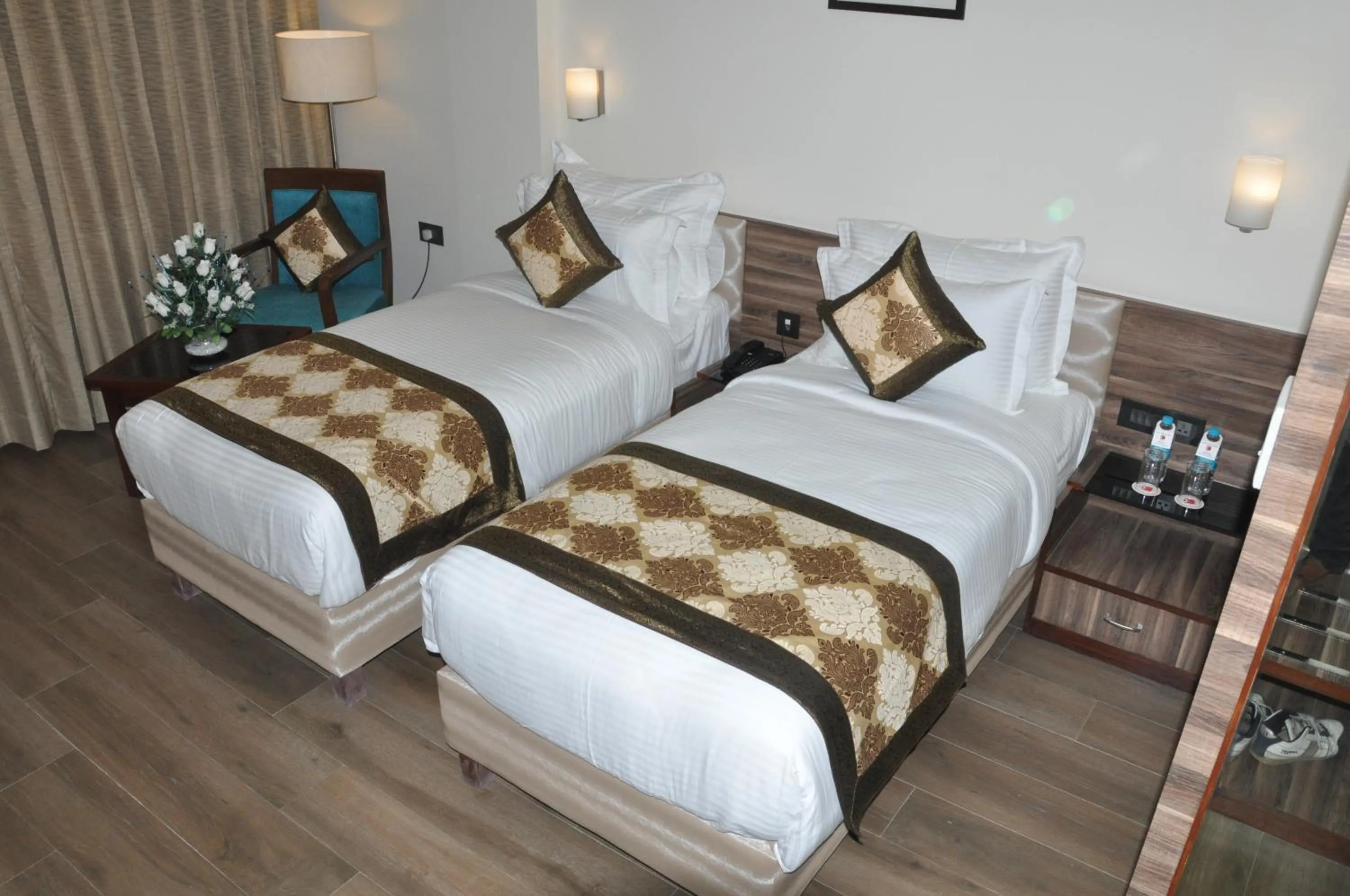 Bed in Spree Hotel Jaipur