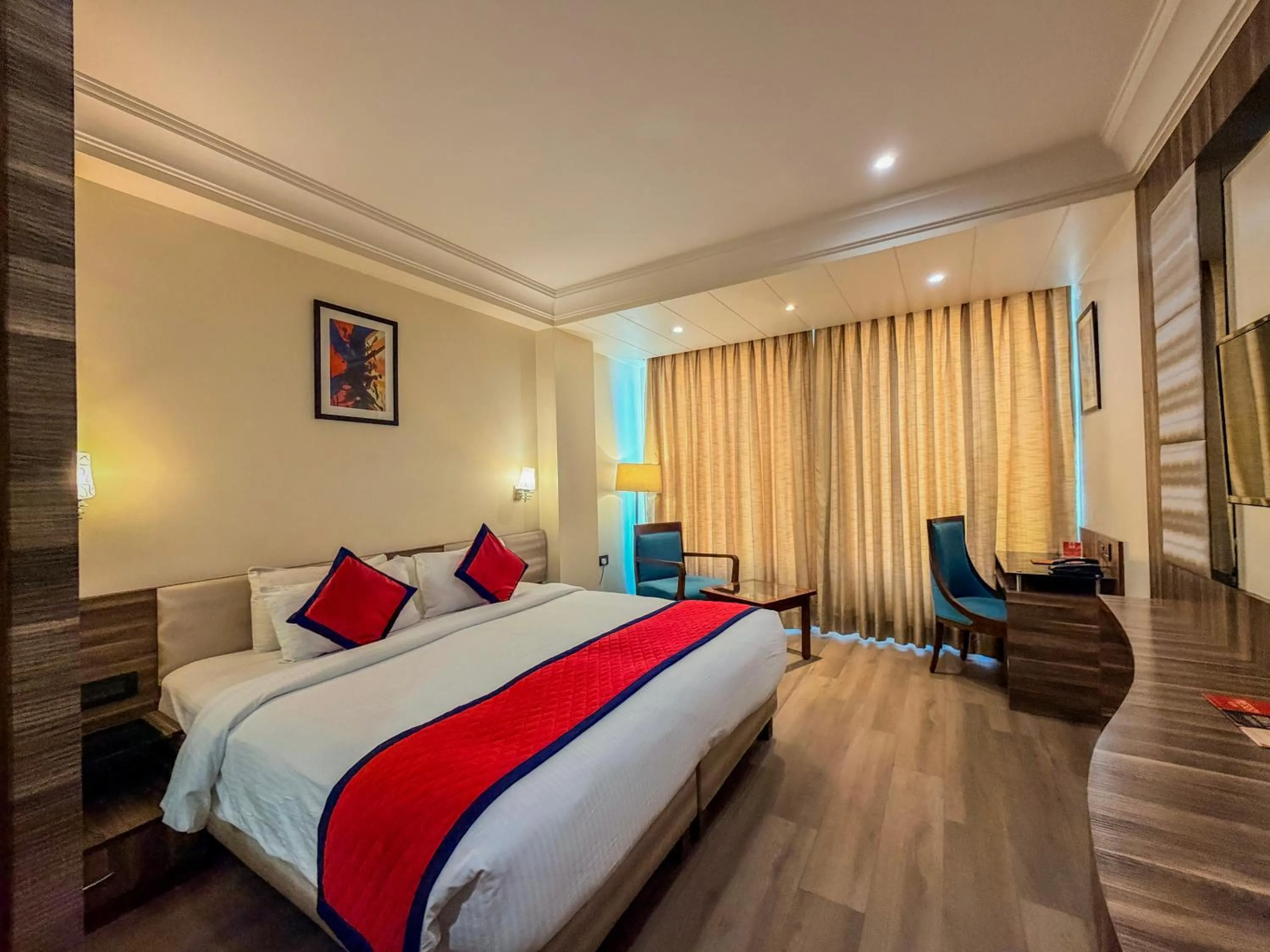 Bed in Spree Hotel Jaipur