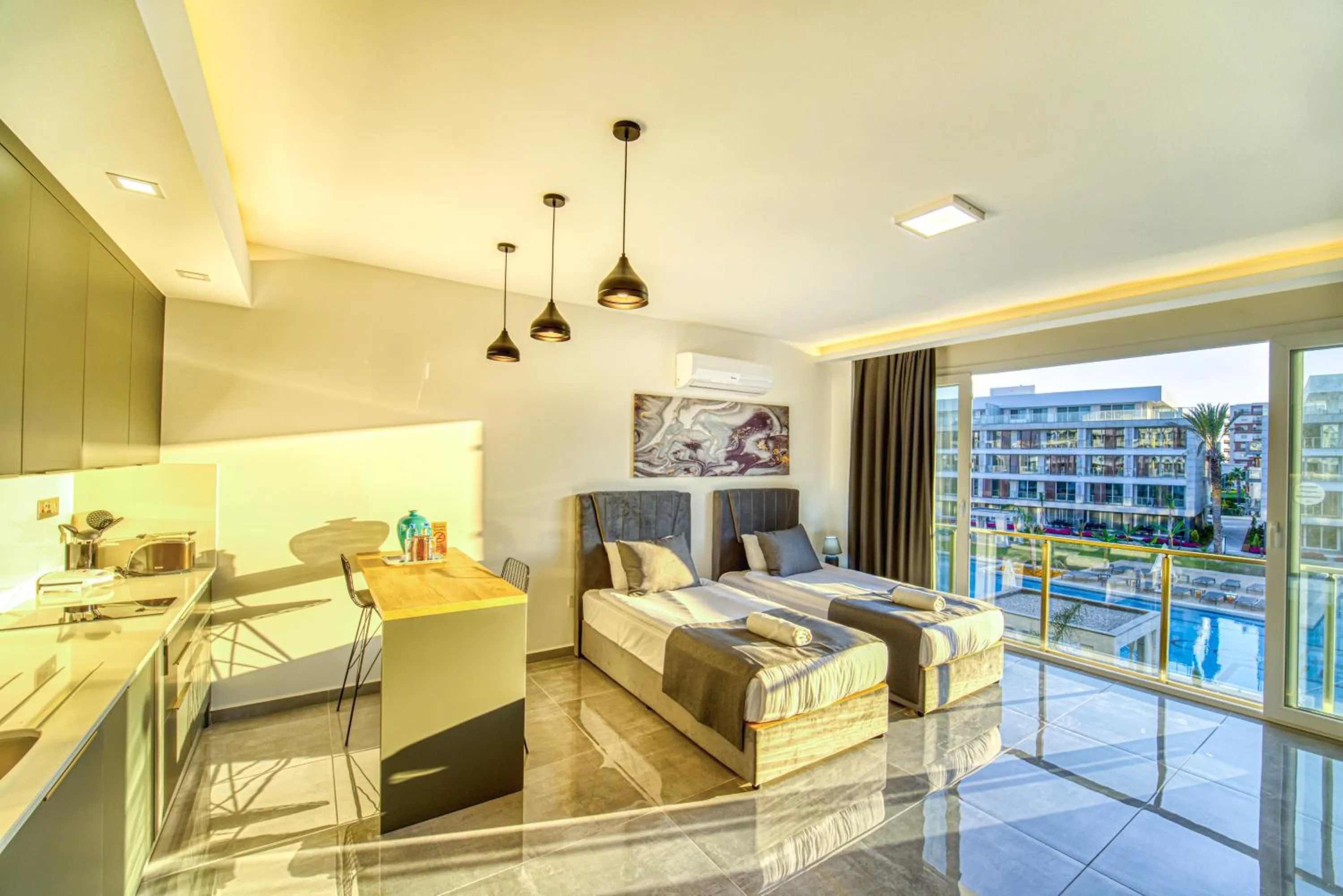 Bedroom in Courtyard Long Beach Holiday Resort