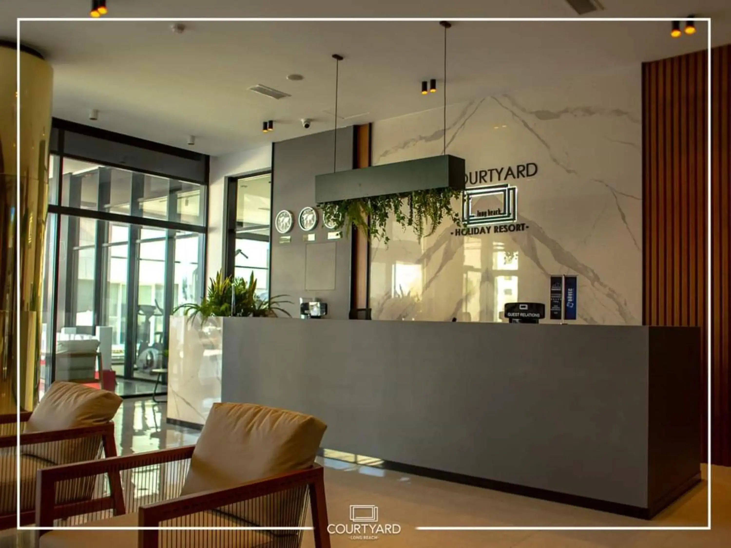 Lobby or reception in Courtyard Long Beach Holiday Resort Lobby or reception in Courtyard Long Beach Holiday Resort