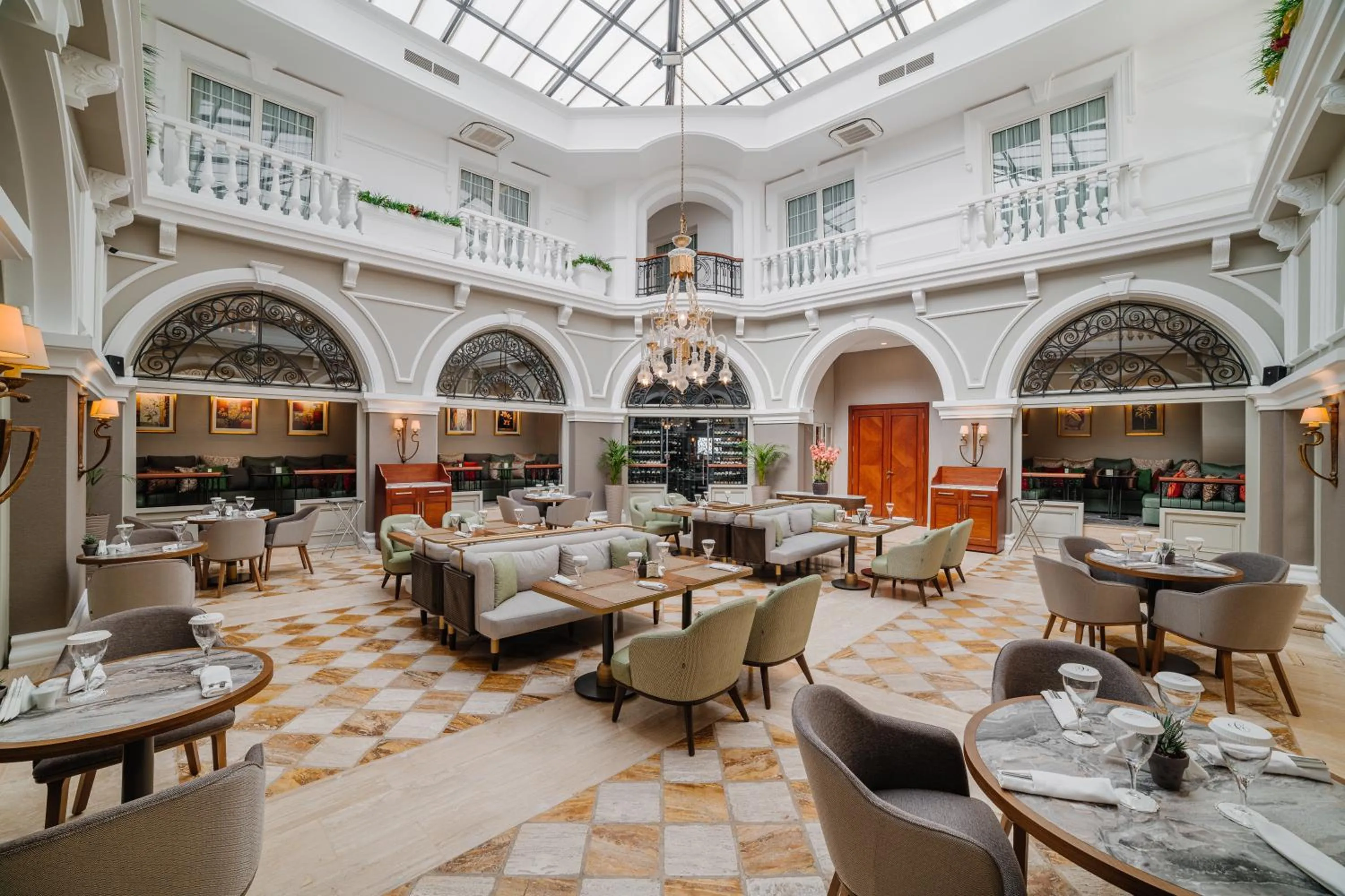 Inner courtyard view in The Arkin Colony Hotel