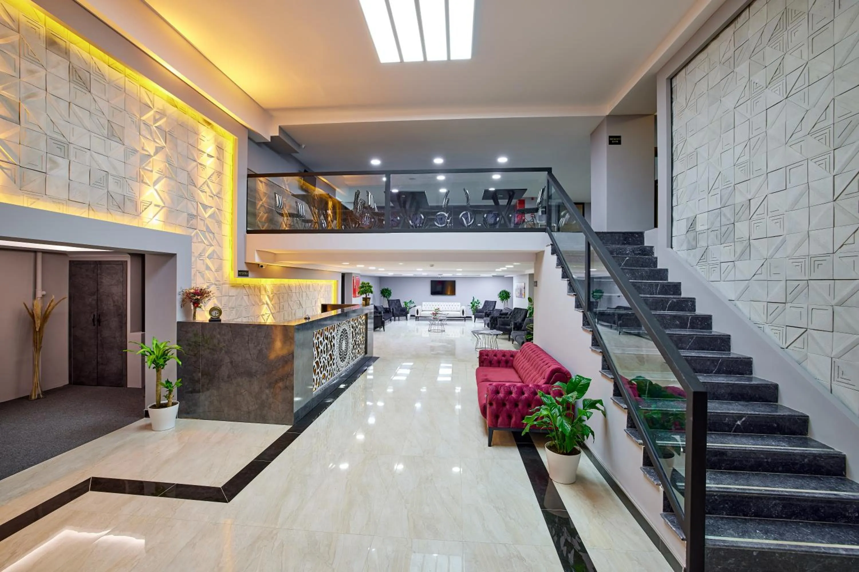 Lobby or reception in The Bold Hotel