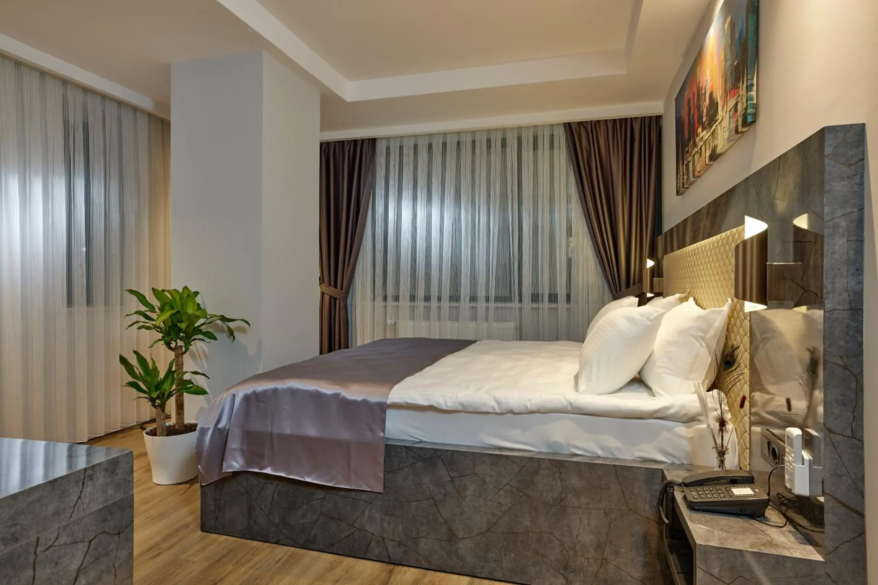 Bed in The Bold Hotel Bed in The Bold Hotel