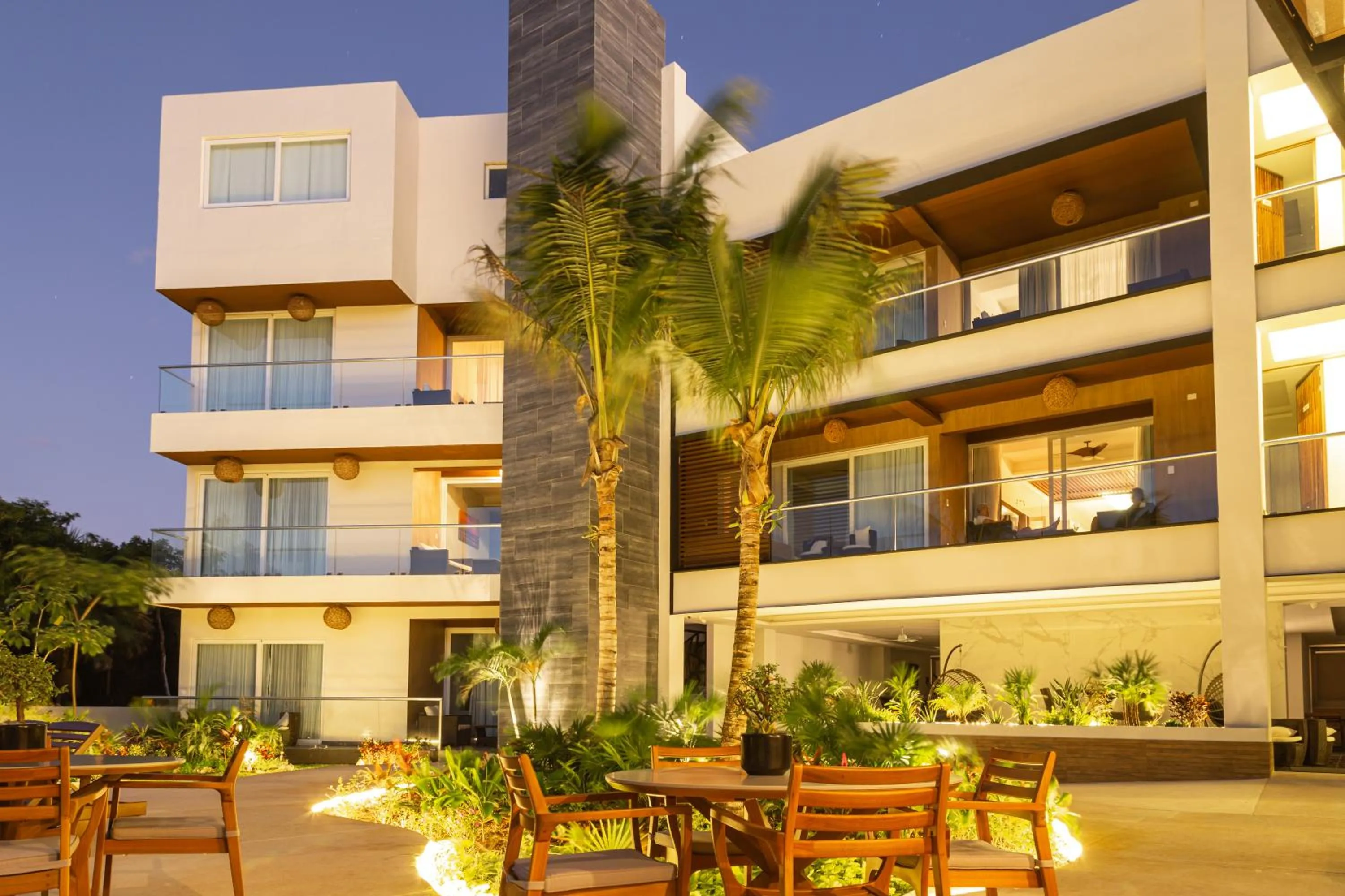 Property building in Fabulous & Exclusive Apartments With Sea View Pool BBQ Garden