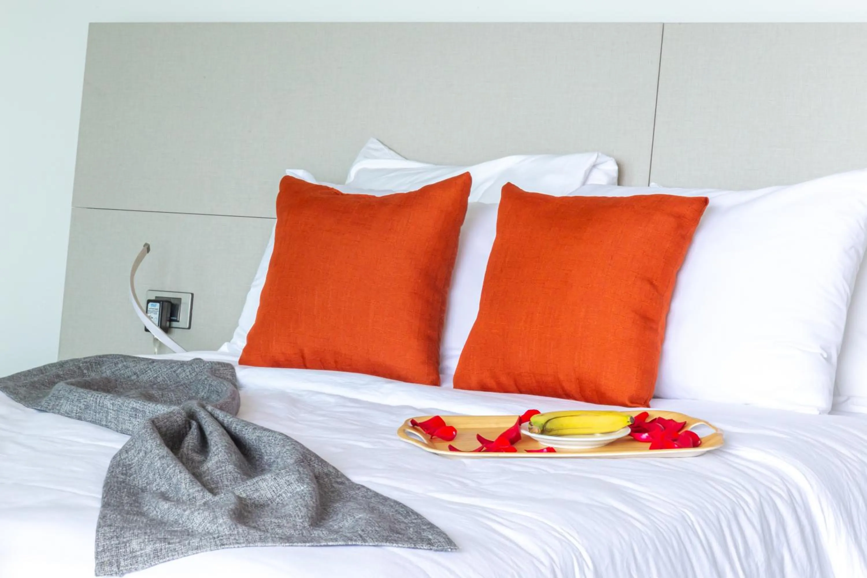 Bed in Fabulous & Exclusive Apartments With Sea View Pool BBQ Garden