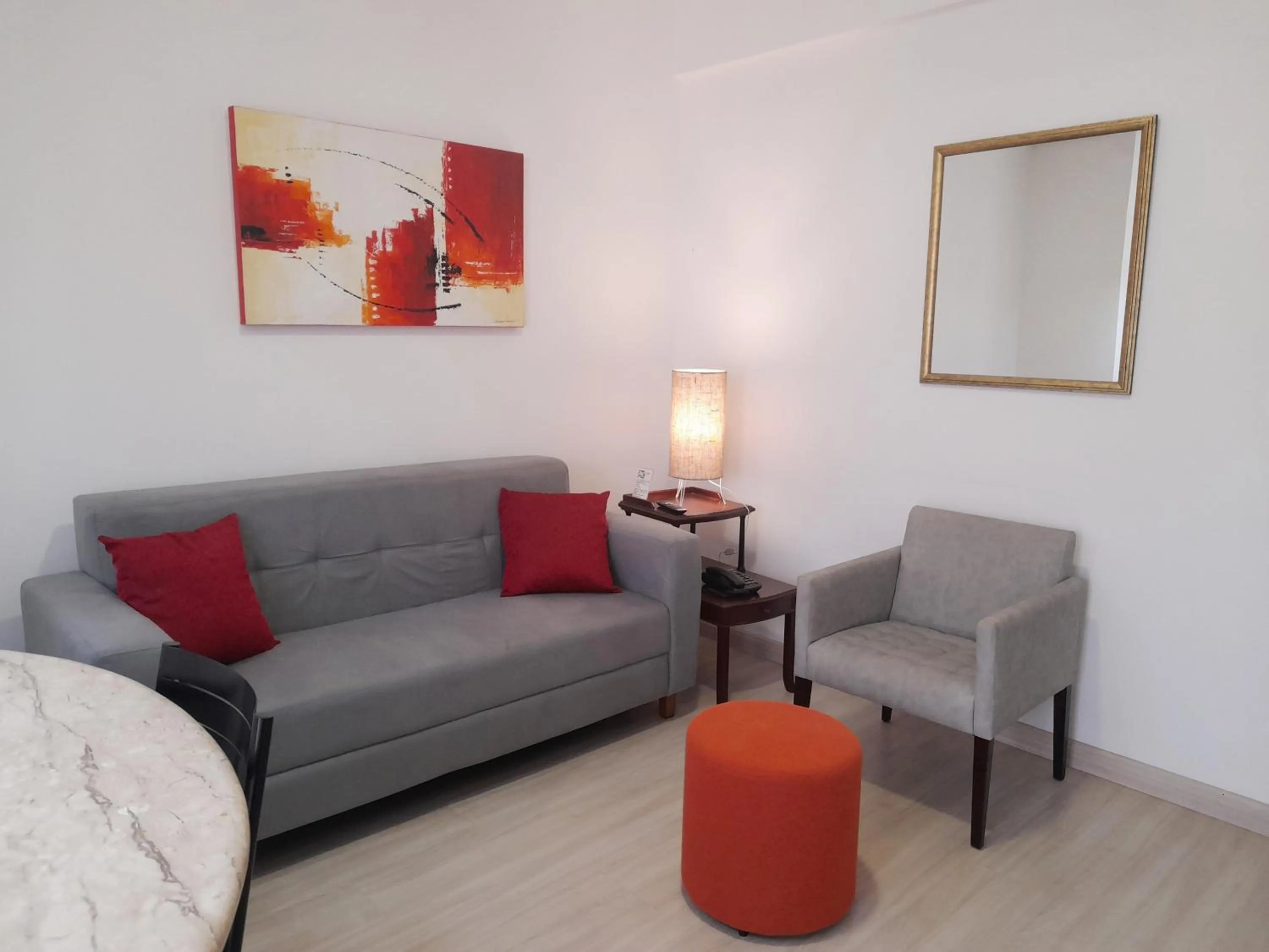 Living room in Lindo Flat REFORMADO no coração da Vila Olimpia