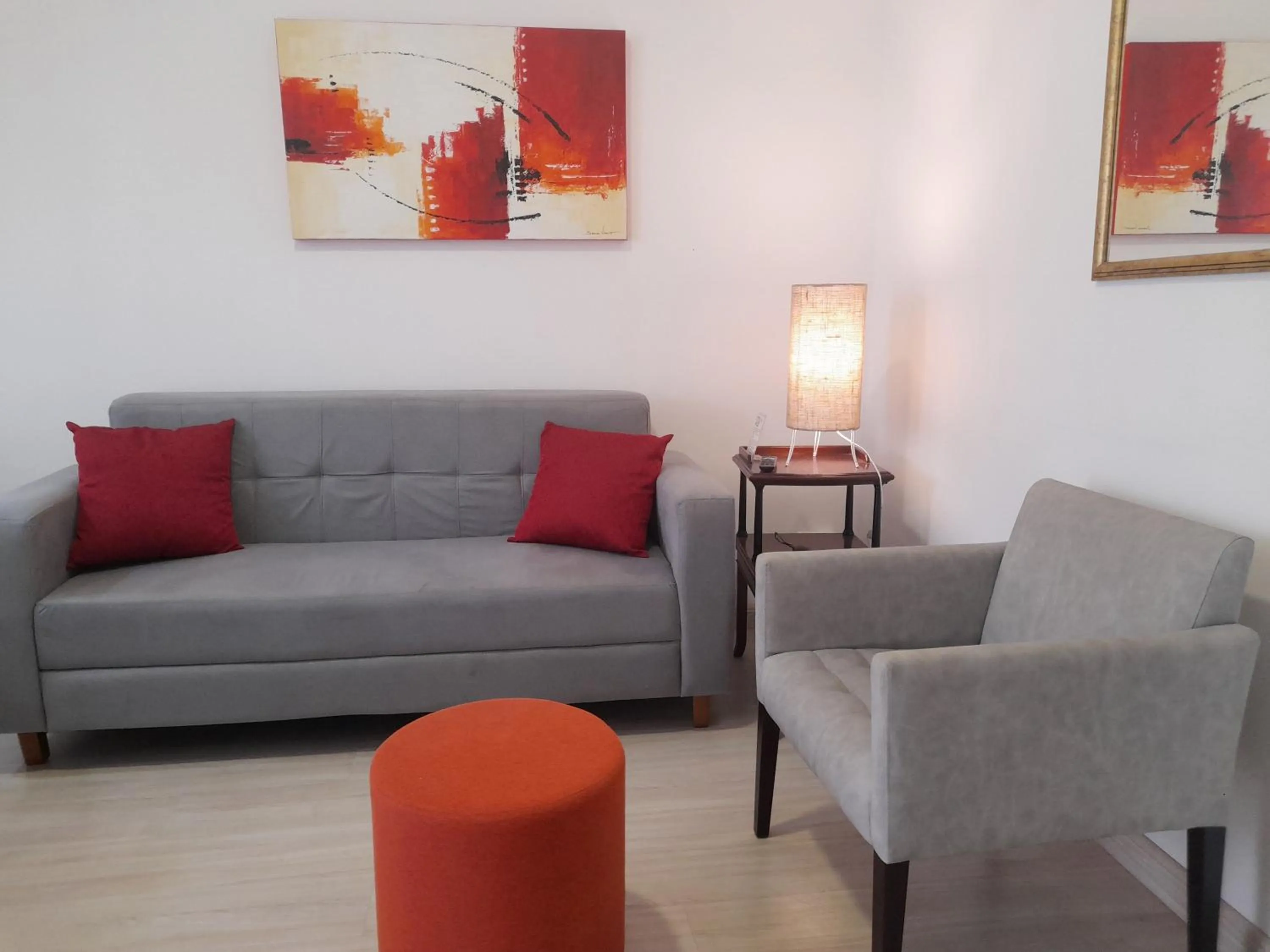 Living room in Lindo Flat REFORMADO no coração da Vila Olimpia